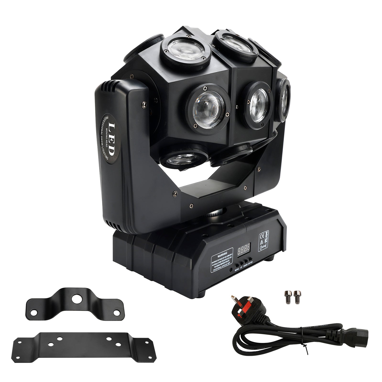 180W Moving Head 18 LED Rotating Beam DMX Stage Light RGBW DJ Disco Party Effect