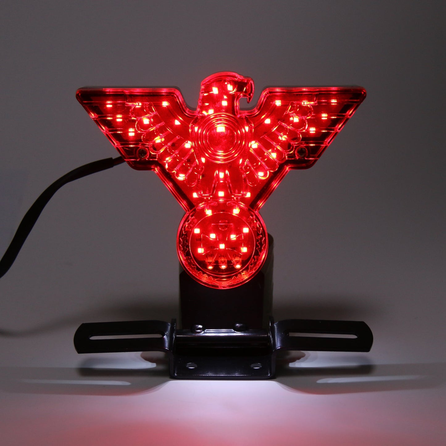 Chopper Bobbe Motorcycle Eagle Led Rear Tail Light Lamp w/Plate