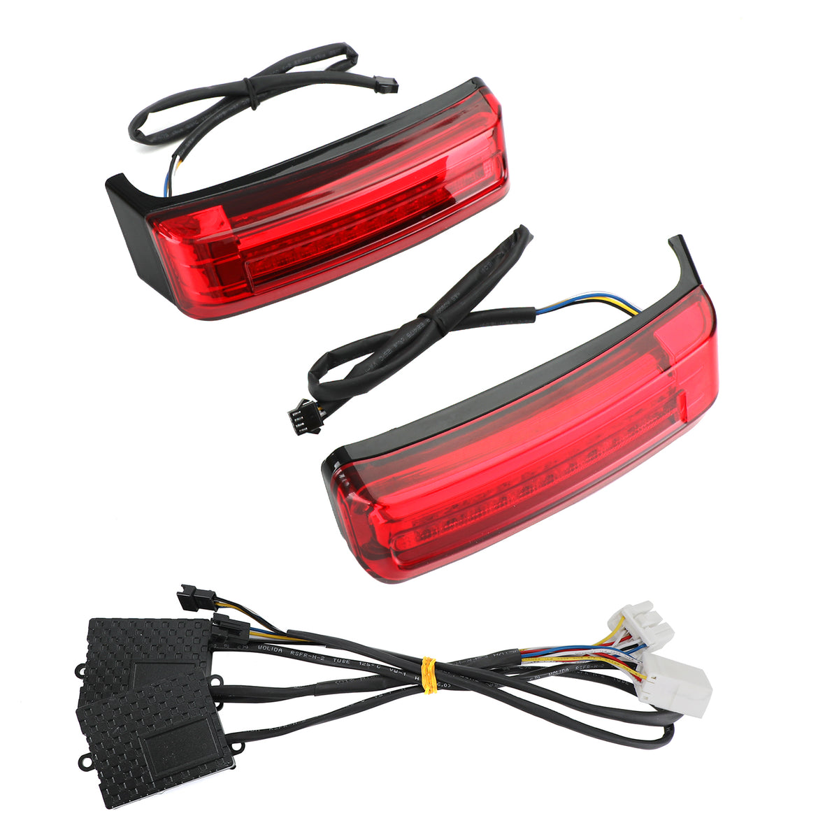 LED Saddlebag Saddle Bags Run Brake Turn Lamp Lights For Touring 1996-2013