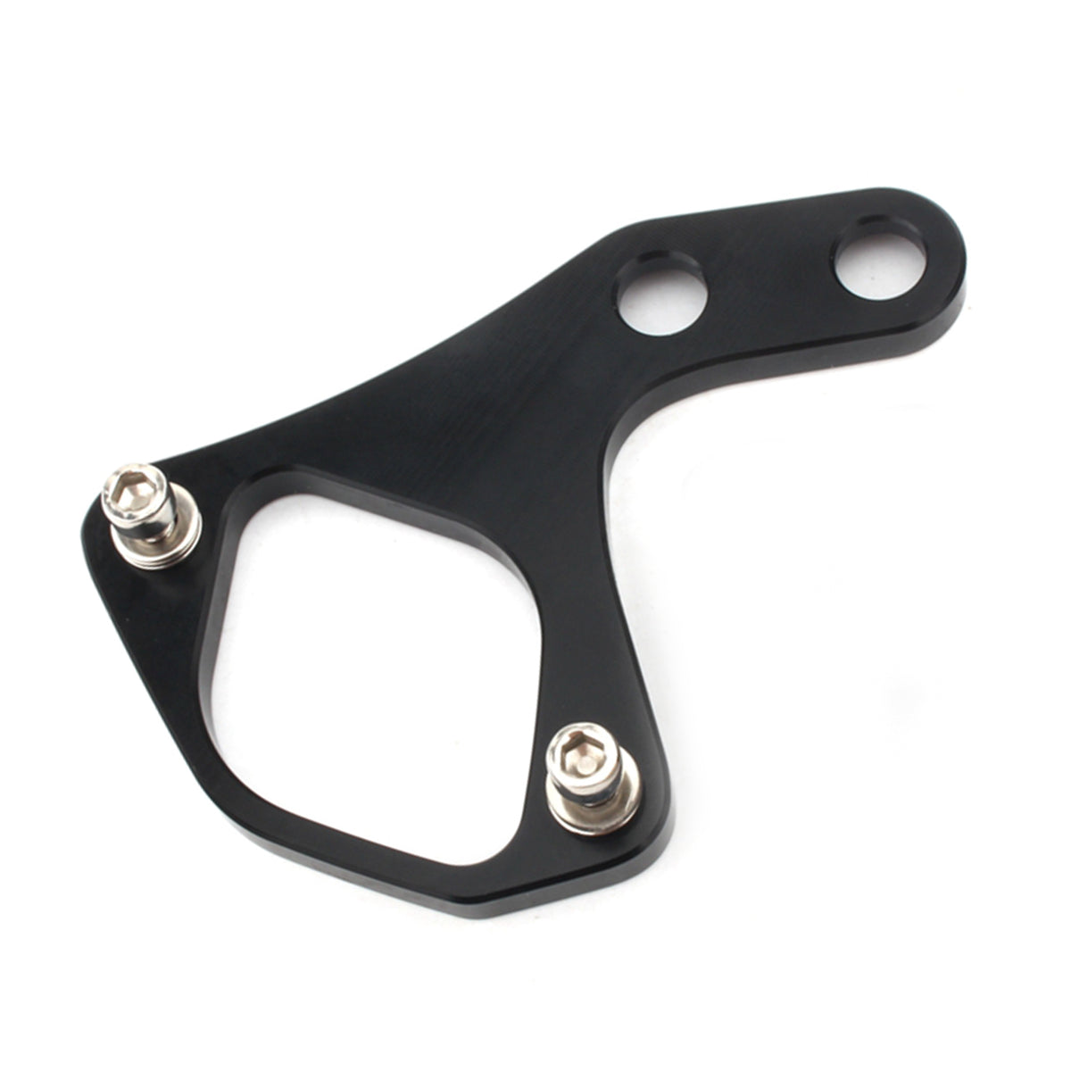 Ignition Key Relocation Bracket Black B For Tr Bonneville Scrambler T100 01-15