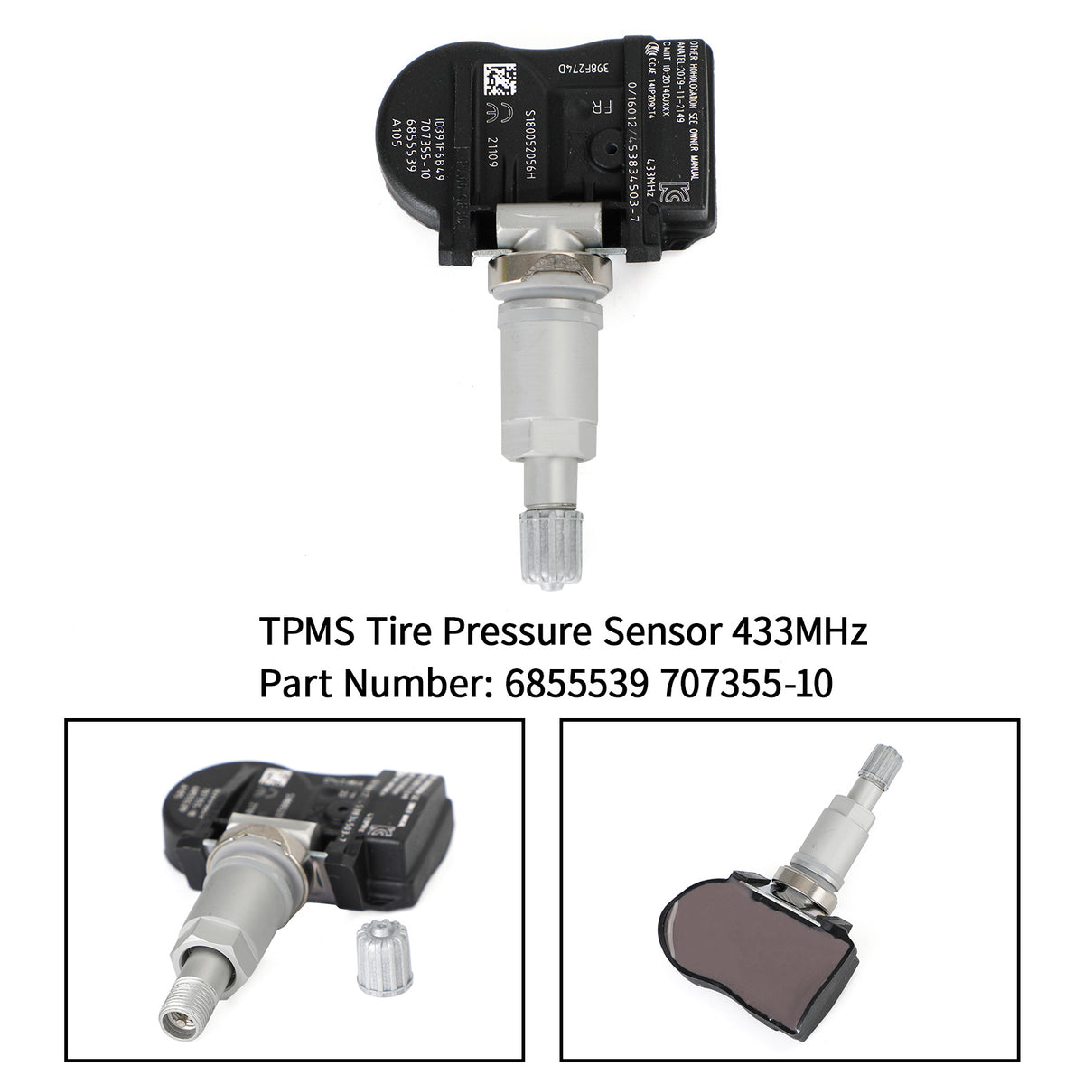 1x TPMS Tire Pressure Sensor 6855539 For BMW 2014-2018 M3 M4 F30/F32 F80/F82