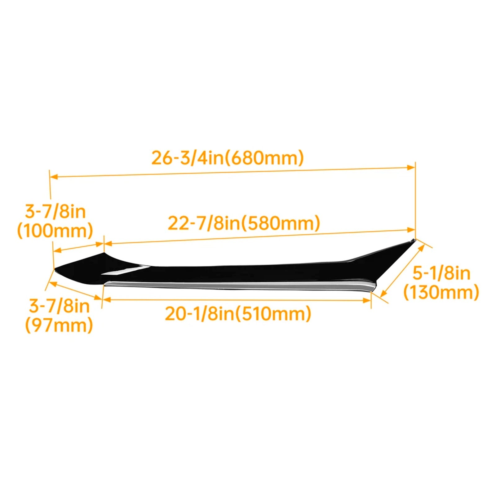 2016-2021 NISSAN MAXIMA Rear Left Side Pillar Molding Trim 78873-9DJ1A