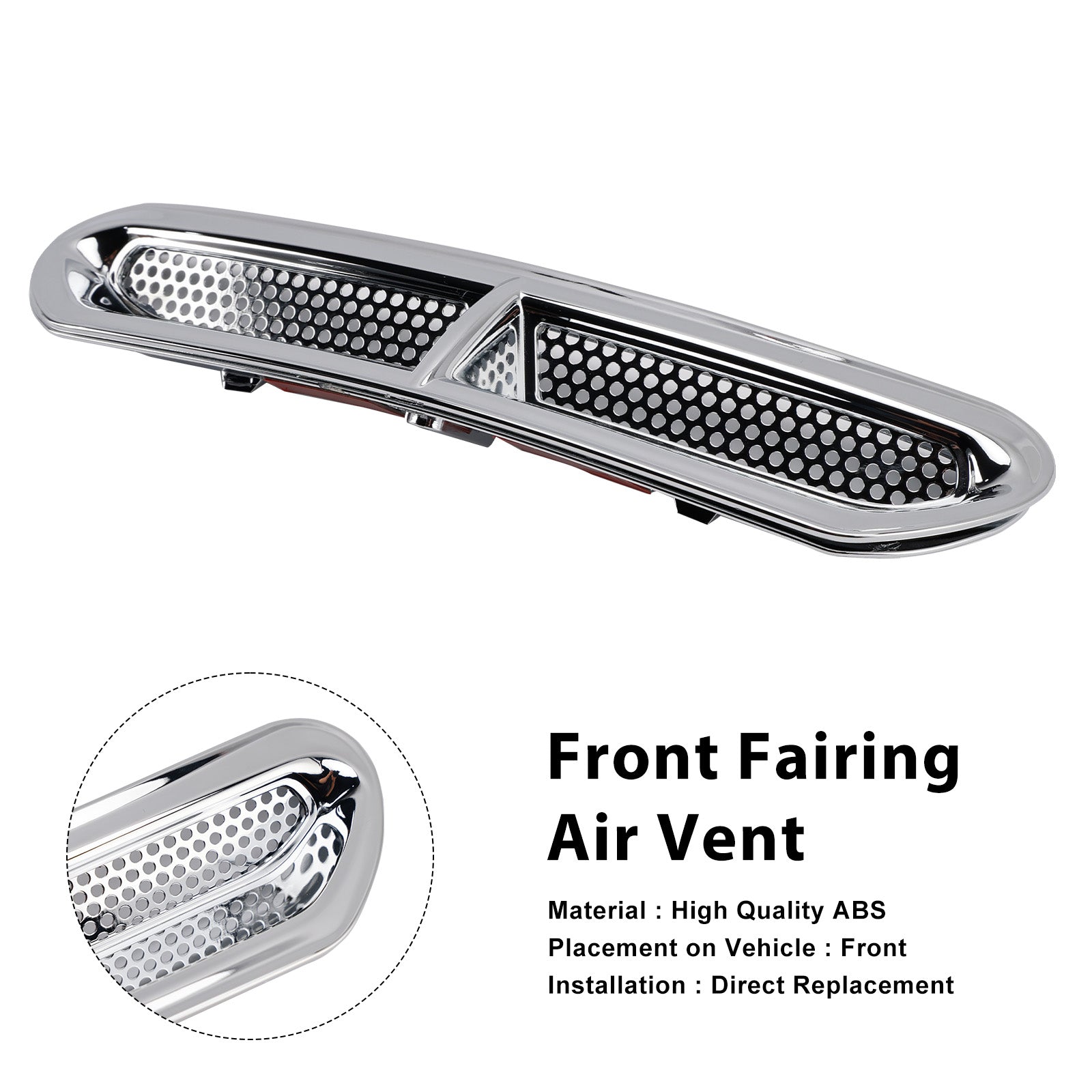 2014-2016 Harley-Davidson Electra Glide Ultra Classic Low FLHTCUL Front Fairing Air Vent Trim