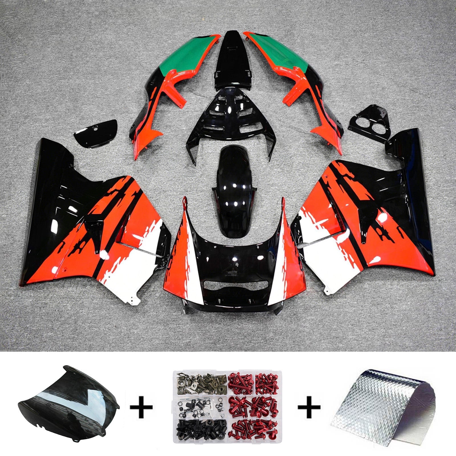 Injection Fairing Kit Bodywork Plastic ABS For Honda NSR250 PGM-3 1990-1993