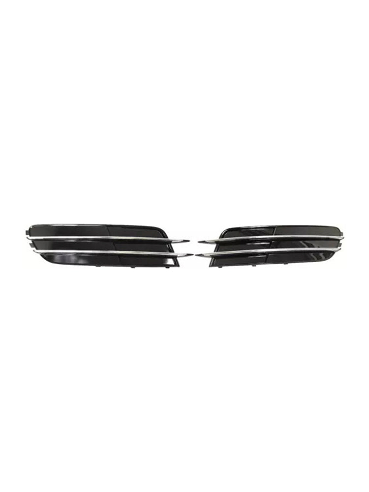 2012-2014 Audi A6 C7 1 Pair Front Bumper Fog Light Grill Cover Bezel