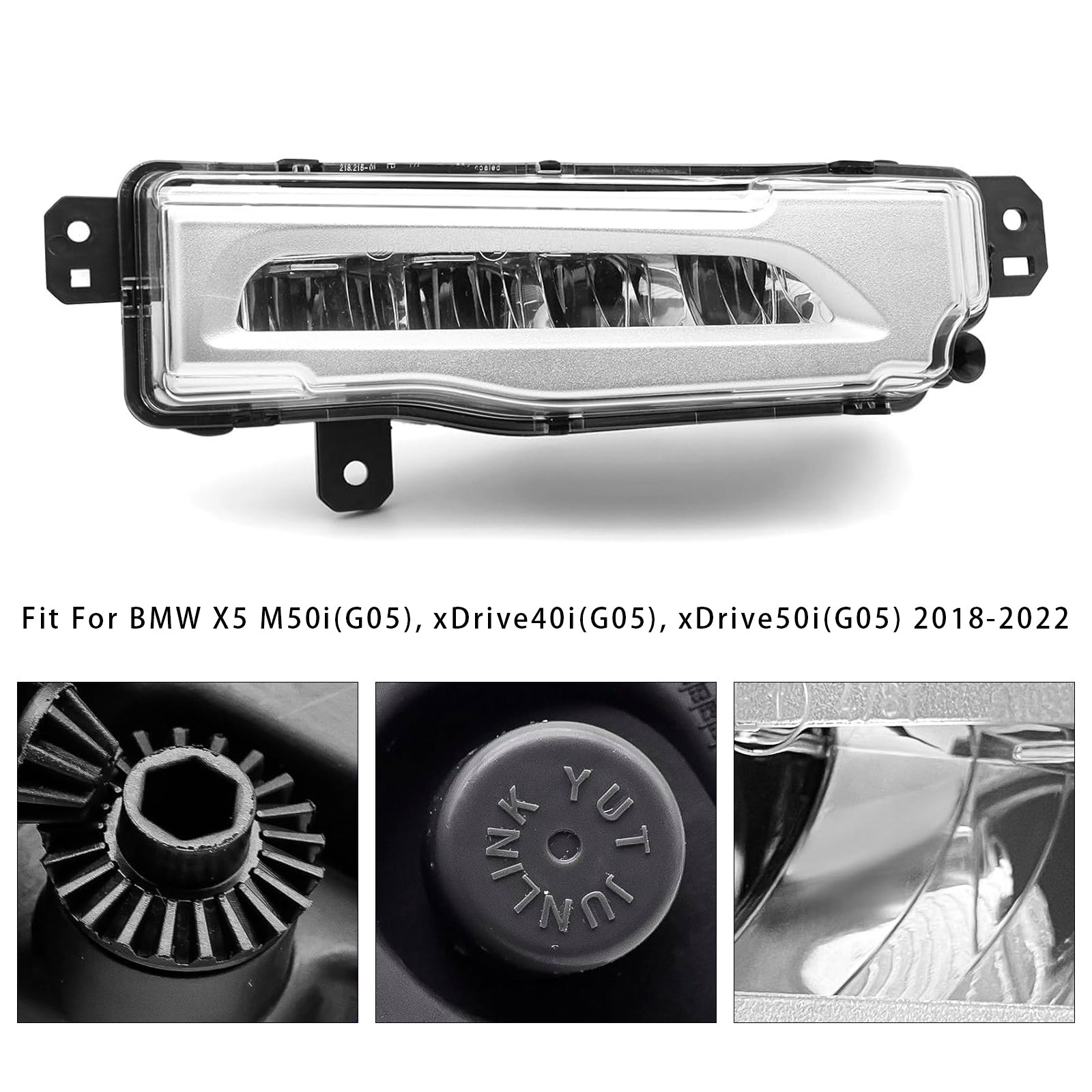 2018-2022 BMW X5 G05 1 Pcs LED Front Right Fog Light 63177406366