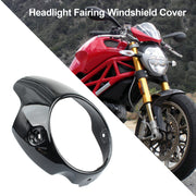 Headlight Fairing Windshield Cover For CB150 Bonneville T100 Monster Gloss Black