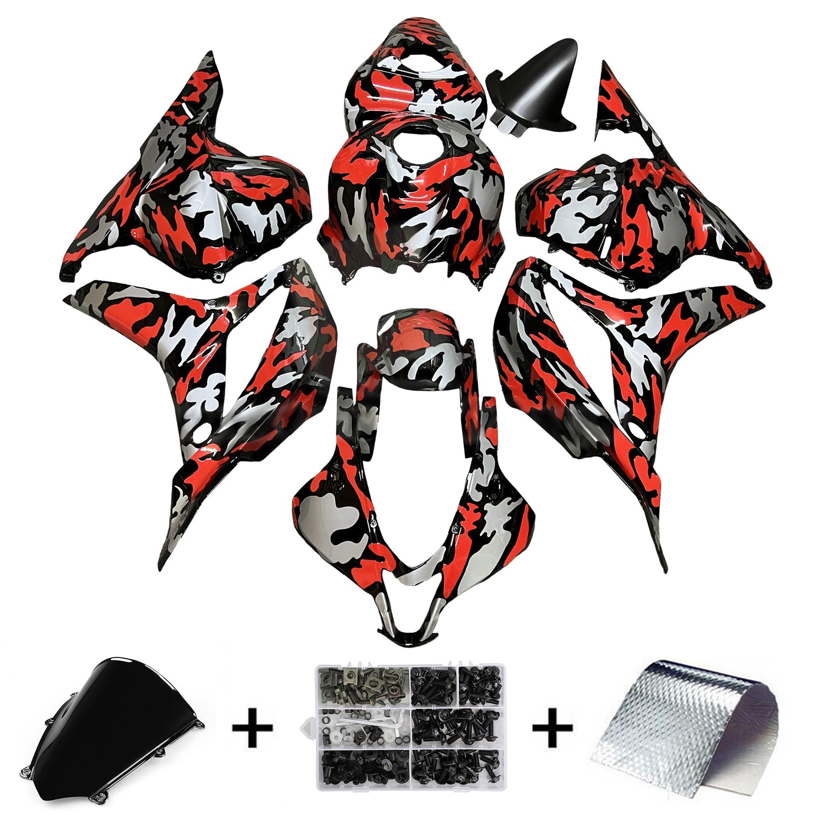Injection Fairing Kit Bodywork Plastic ABS For Honda CBR600RR 2009-2012 F5