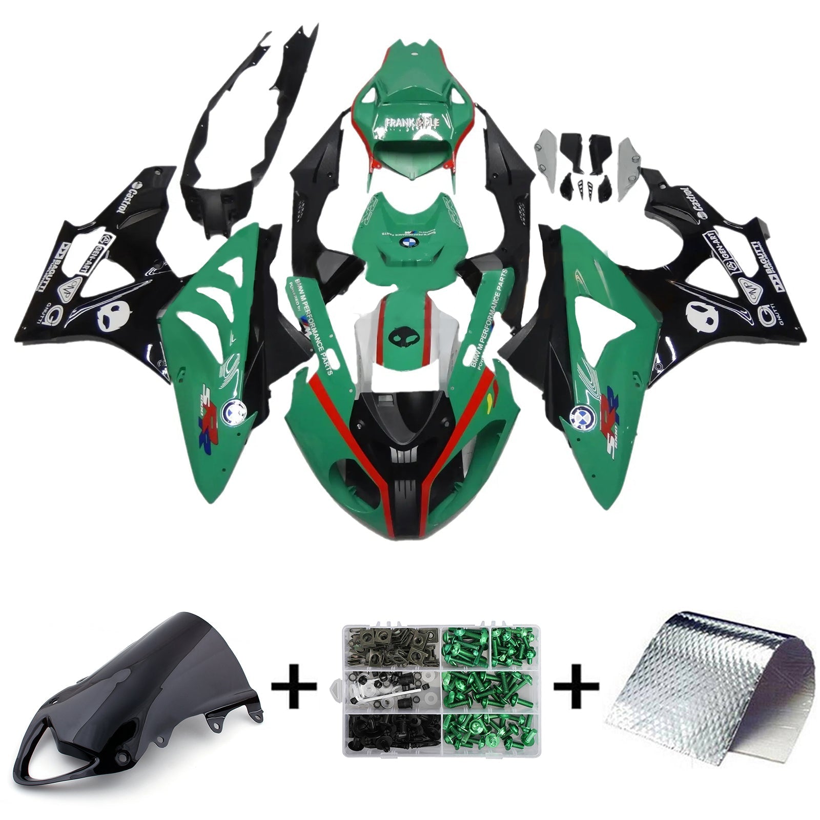 2009-2014 BMW S1000RR Fairing Kit Bodywork Plastic ABS