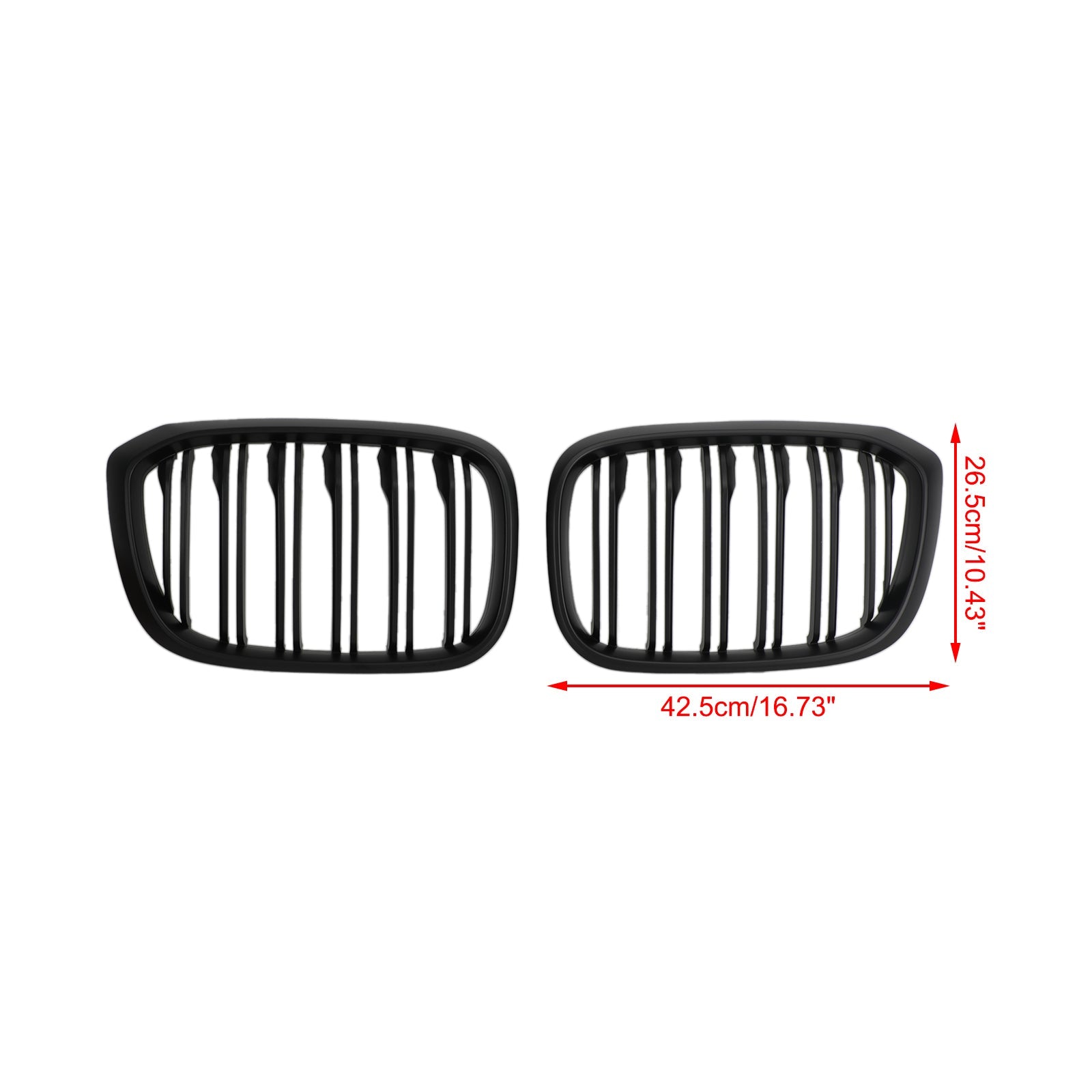 2018-2021 BMW X3 G01 X4 G02 Pair Kidney Grill Grille 51138469959 51138469960 51138091725 51138091726 Generic