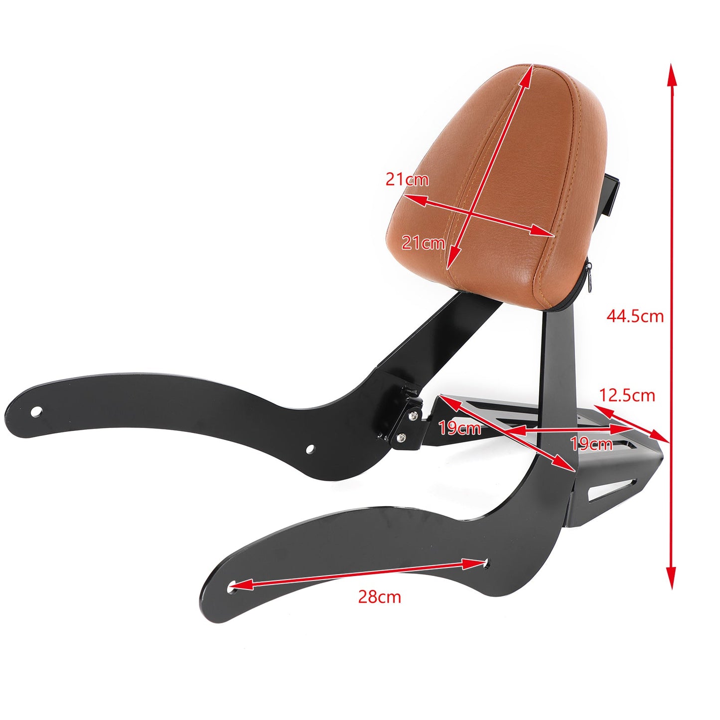 15-20 Indian Scout Scout Sixty ABS Generic FedEx Express Shipping Passenger Backrest Sissy Bar fit for