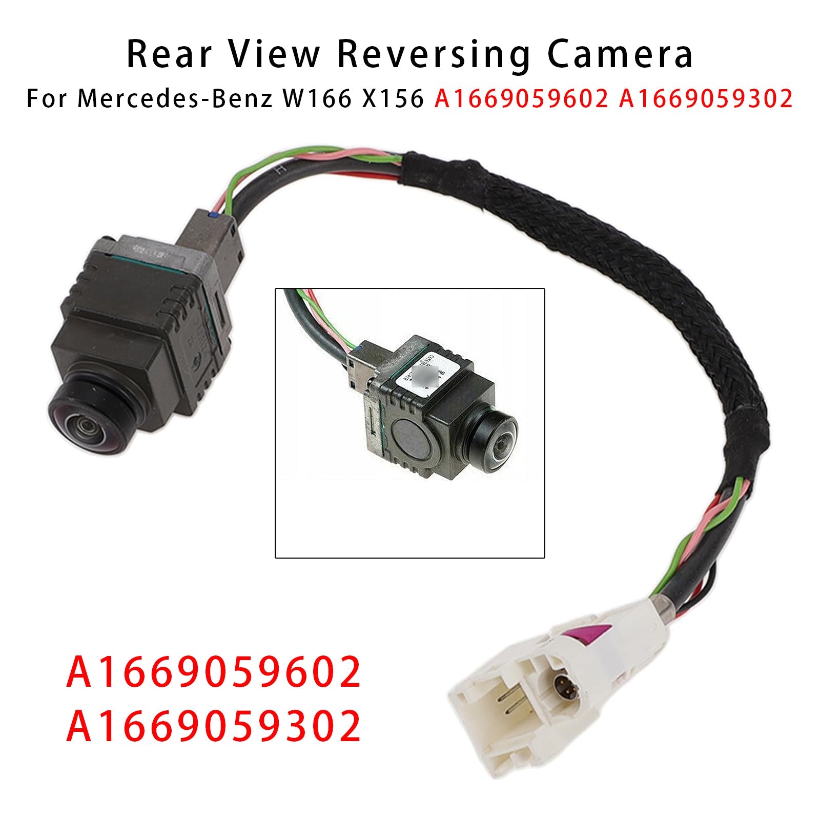 2011-2020 Mercedes-Benz SLK SLC R172 Rear View Reversing Camera A1669059602 A1669059302