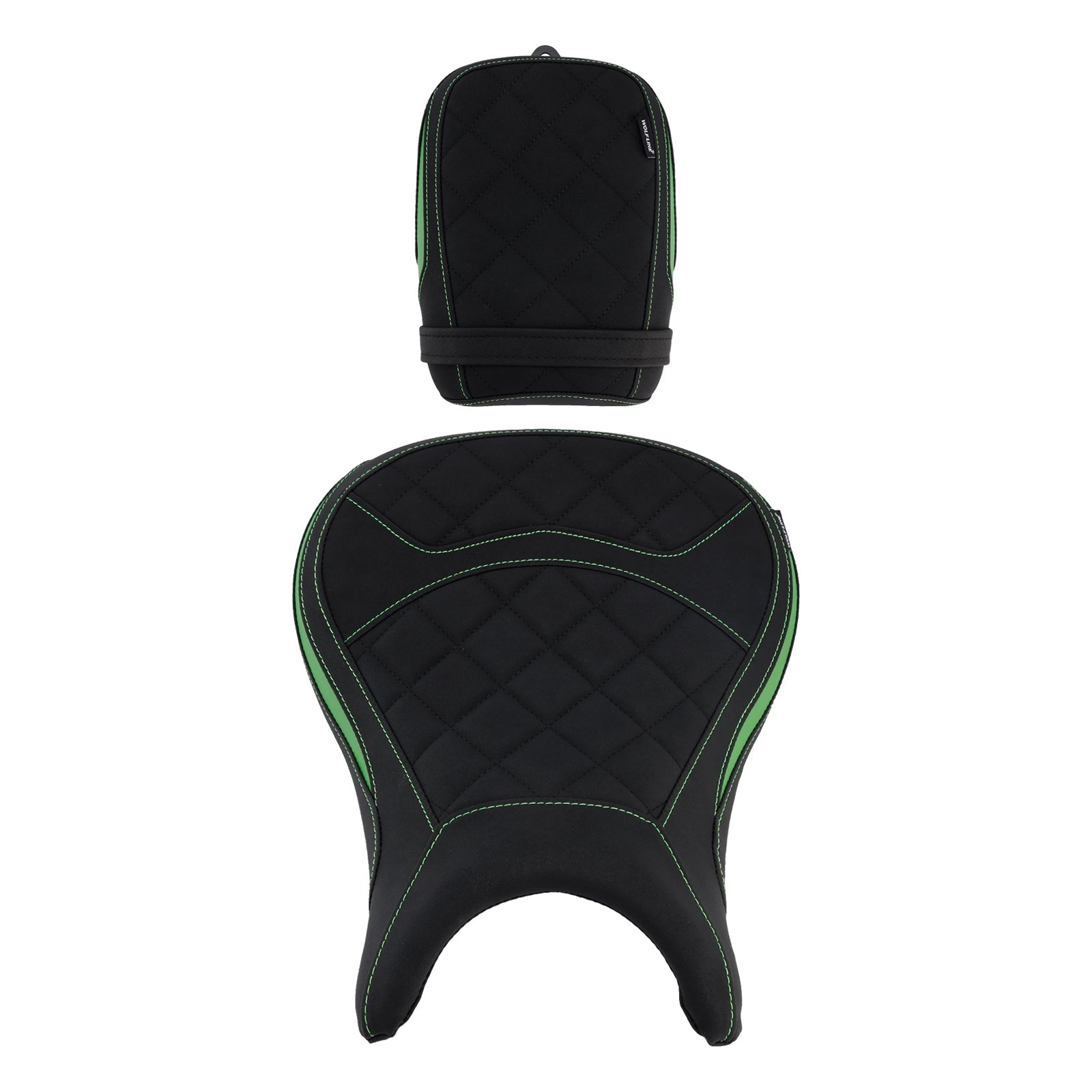 2024-2025 For Kawasaki Eliminator 500 Driver&Passenger Seat Kit Rear Lower Green