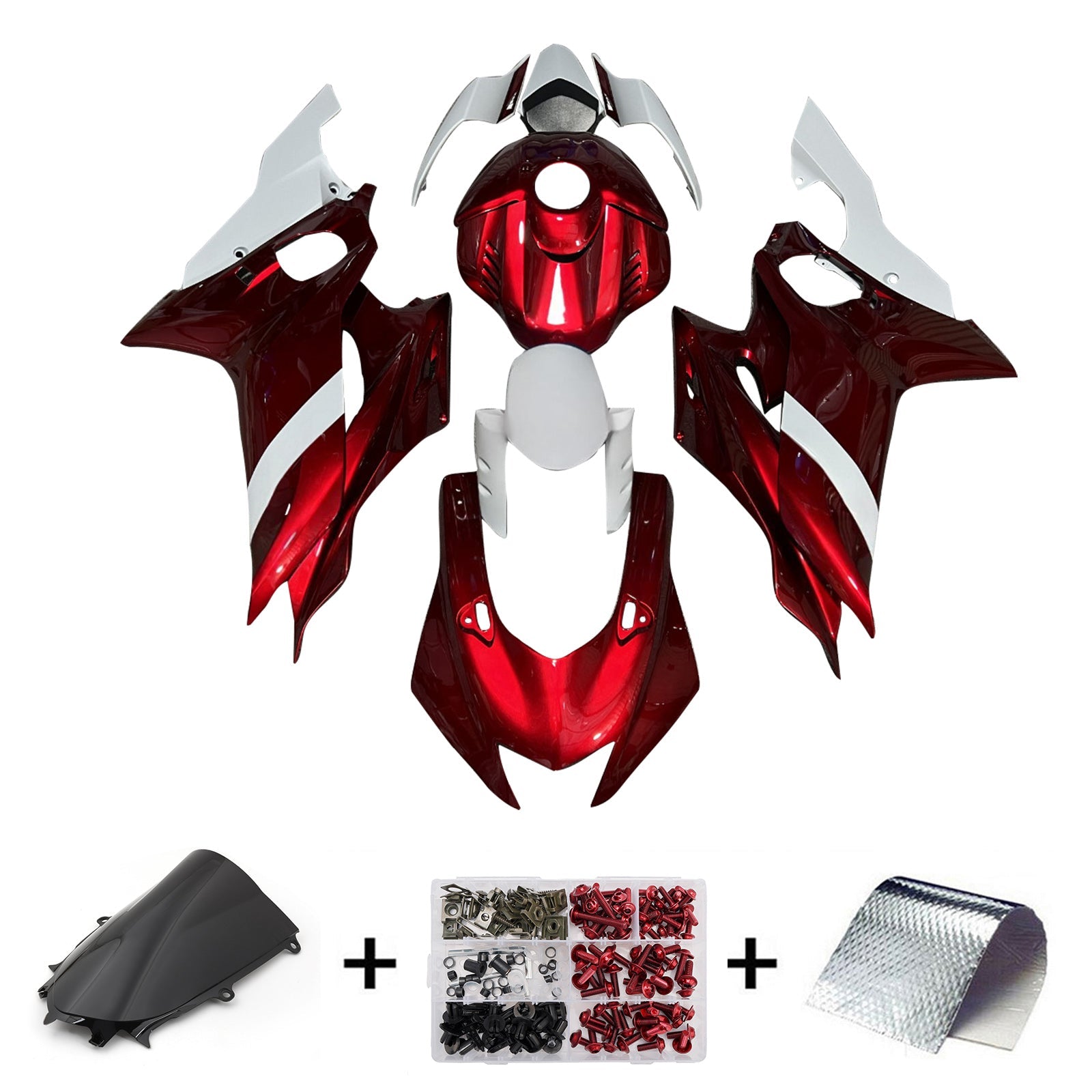 Injection Fairing Kit Bodywork Plastic ABS fit For Yamaha YZF-R6 2017-2023