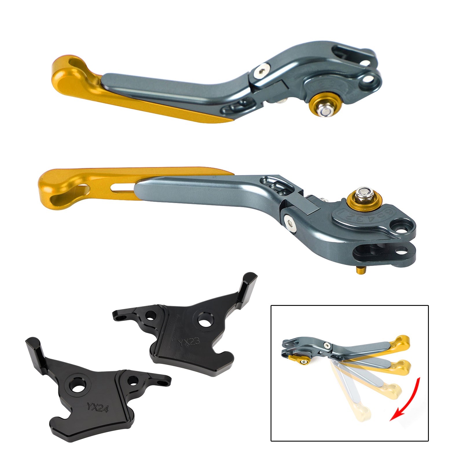 2023-2025 YAMAHA XMAX 300 Adjustable Clutch Brake Lever