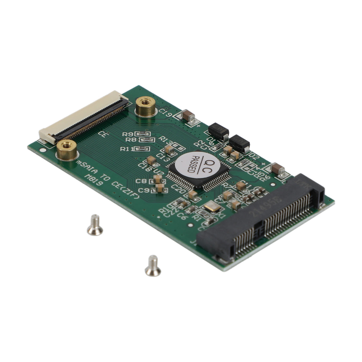 1.8 inch Mini mSATA PCI-E SSD HDD to 40pin ZIF CE Cable Adapter Card