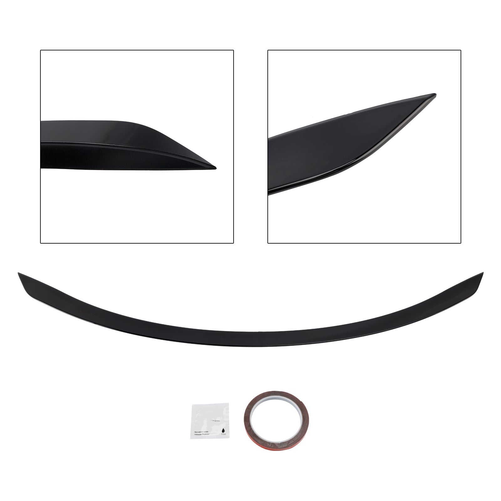 Gloss Black Rear Spoiler For Mercedes-Benz C-Class W206 C63 S Style 2021+