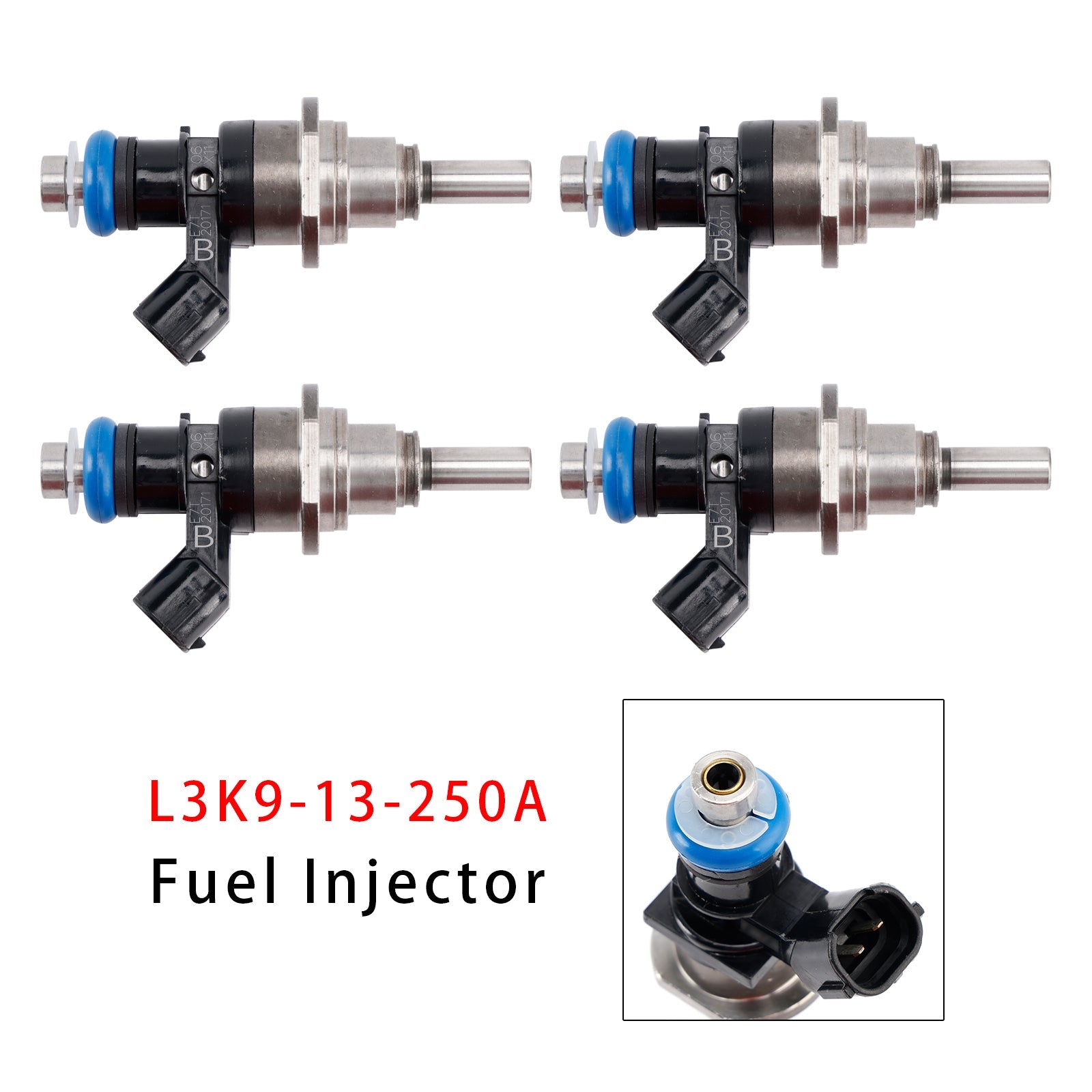 2006/06-2009/06 Mazda 3 BK 2.3 DiSi Turbo MPS 2261 ccm, 184 KW, 250 PS 4PCS Fuel Injector L3K9-13-250A