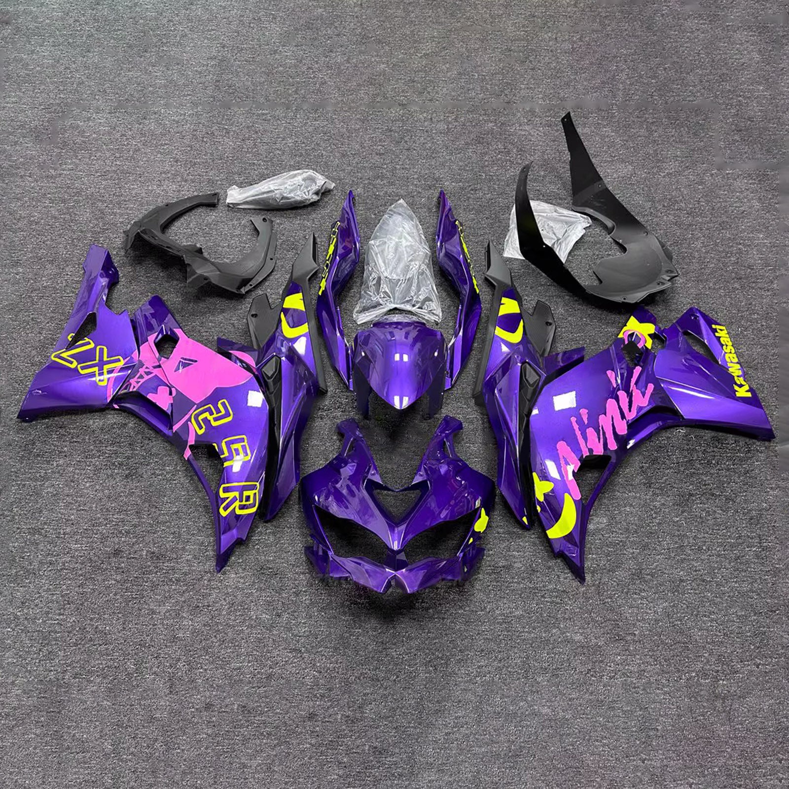 Injection Fairing Kit fit For Kawasaki Ninja ZX-25R ZX-4R ZX-4RR 2019-2025