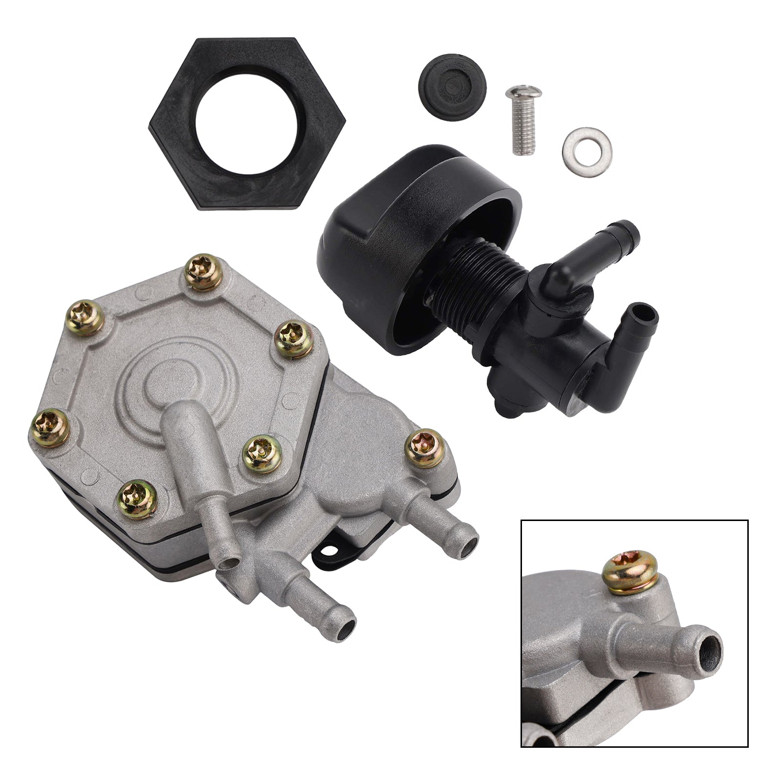 Fuel Pump & Fuel Valve Petcock Kit 2520227 Fits For Polaris Sportsman 400 01-20
