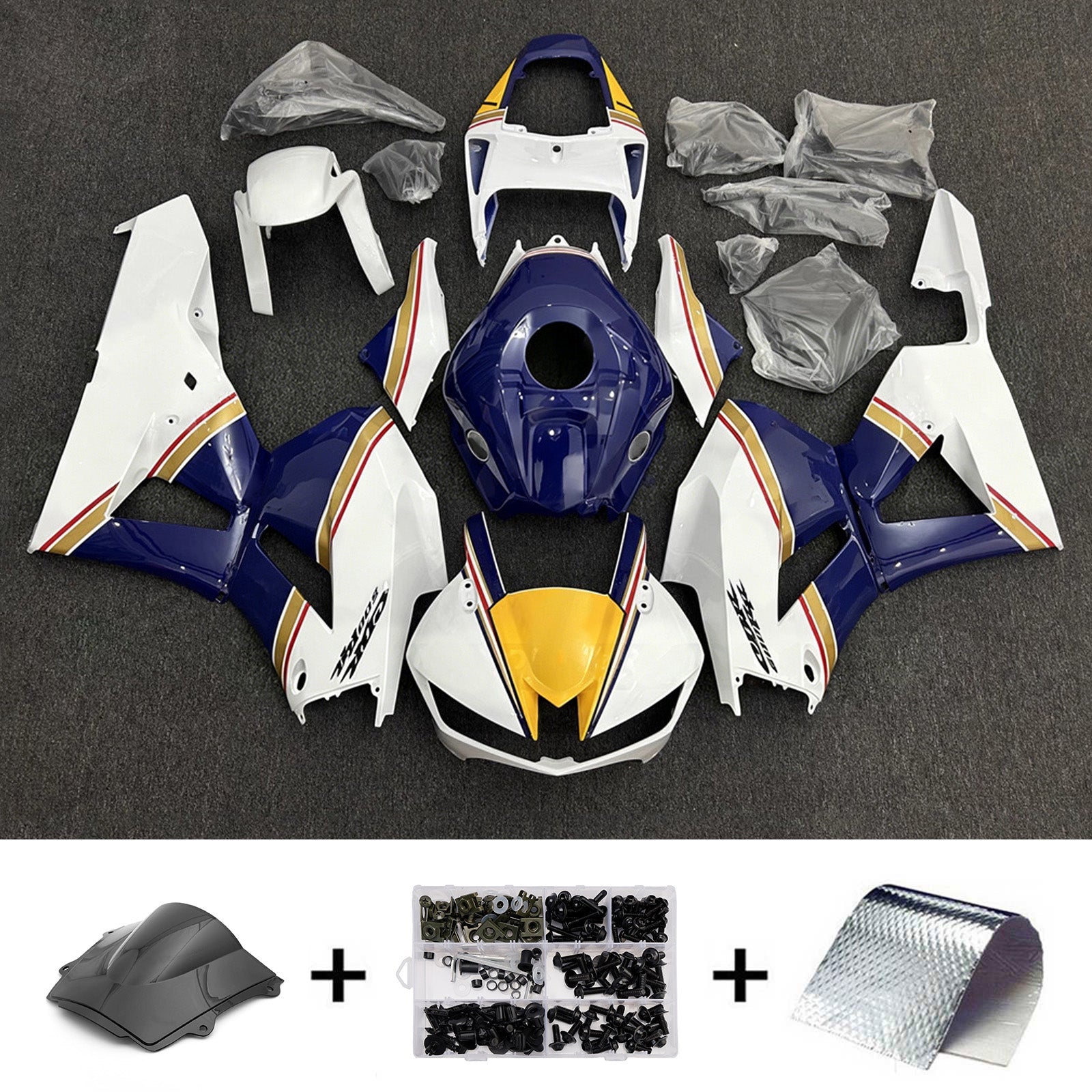 Injection Fairing Kit Bodywork Plastic ABS For Honda CBR600RR 2013-2025 F5