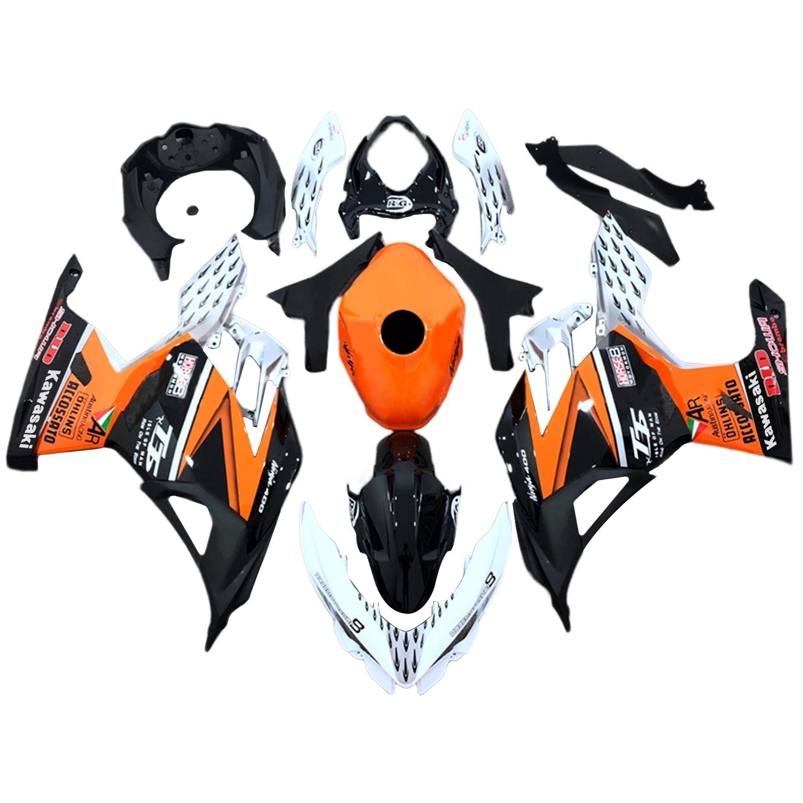 2018-2024 Kawasaki EX400/Ninja400 Fairing Kit