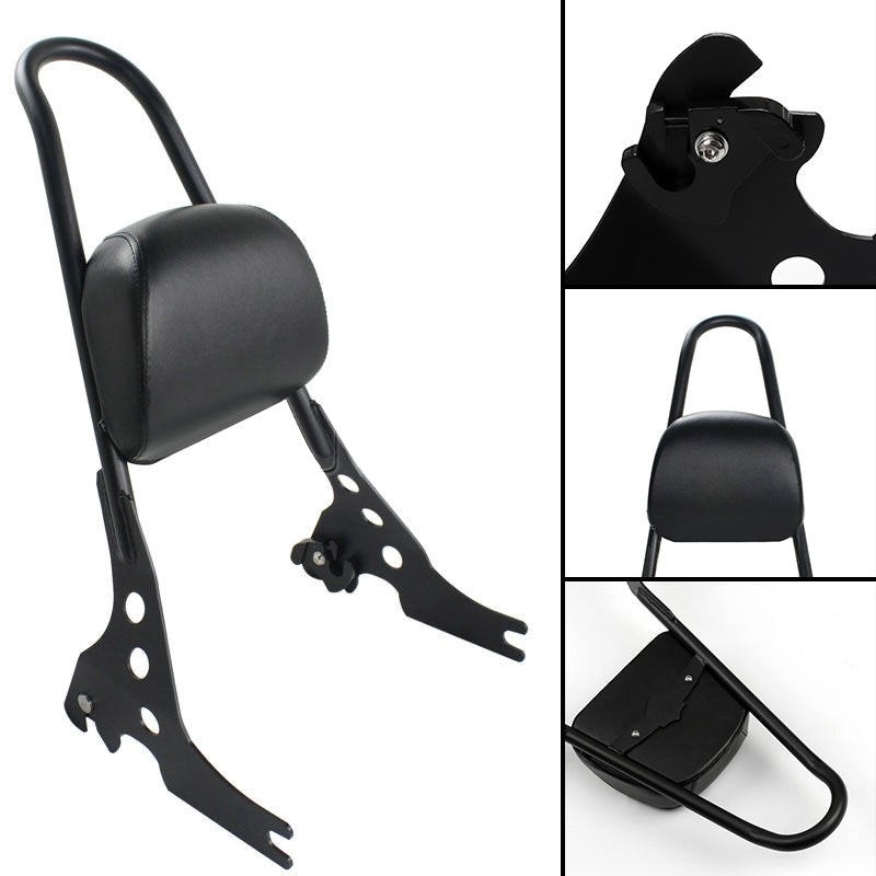 Sissy Bar Luggage Rack Seat Backrest Pad For 2015-18 Street 500 750 XG500 XG750