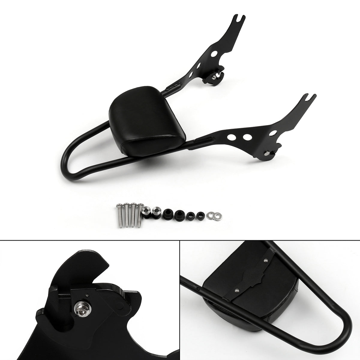 Sissy Bar Luggage Rack Seat Backrest Pad For 2015-18 Street 500 750 XG500 XG750