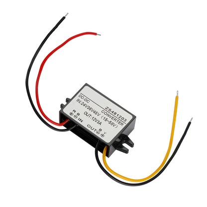 Waterproof DC-DC Converter 24V 36V 48V Step Down to 12V Power Supply Module, 3A