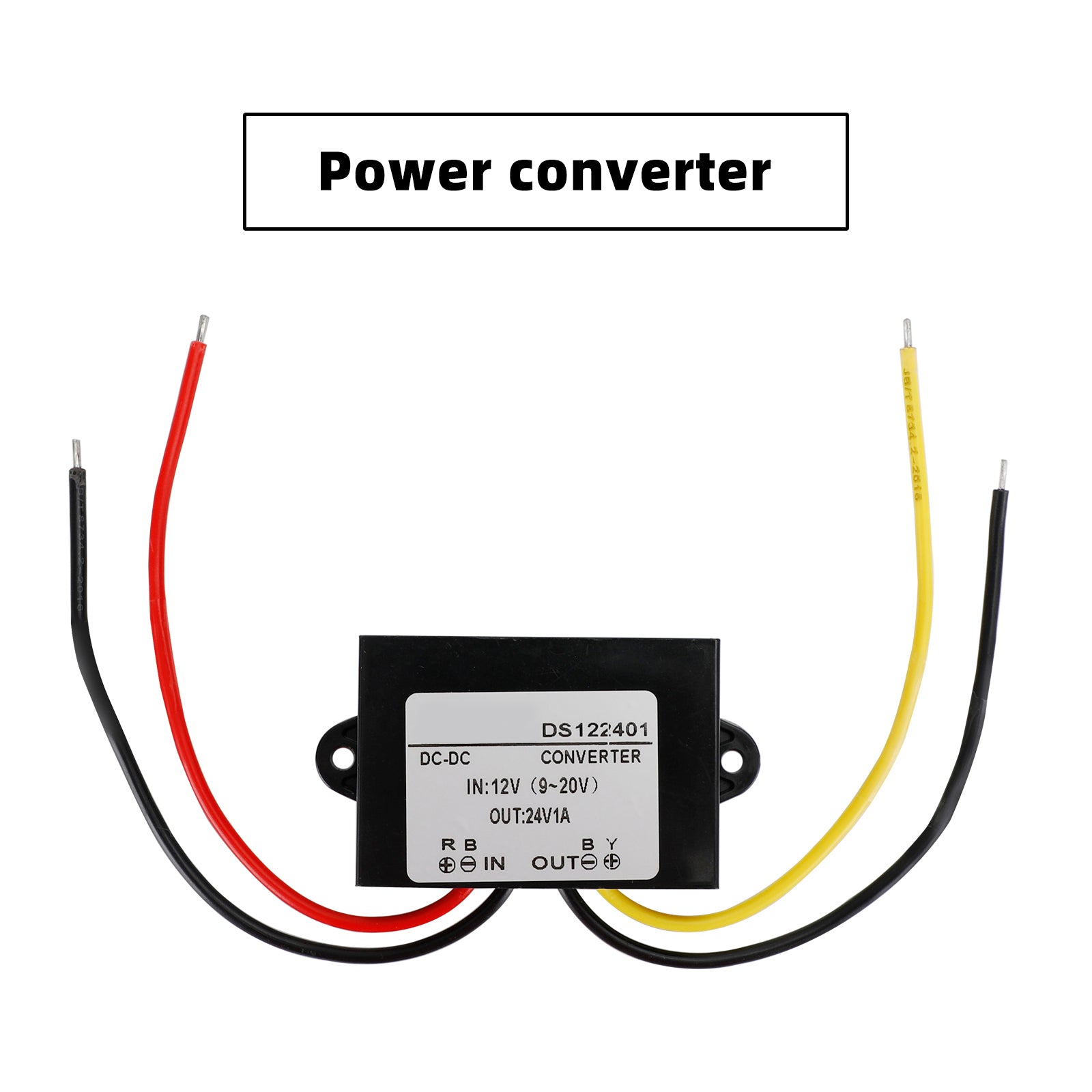 Waterproof DC-DC Boost Step-Up Converter 12V to 24V Car Power Supply Module, 1A