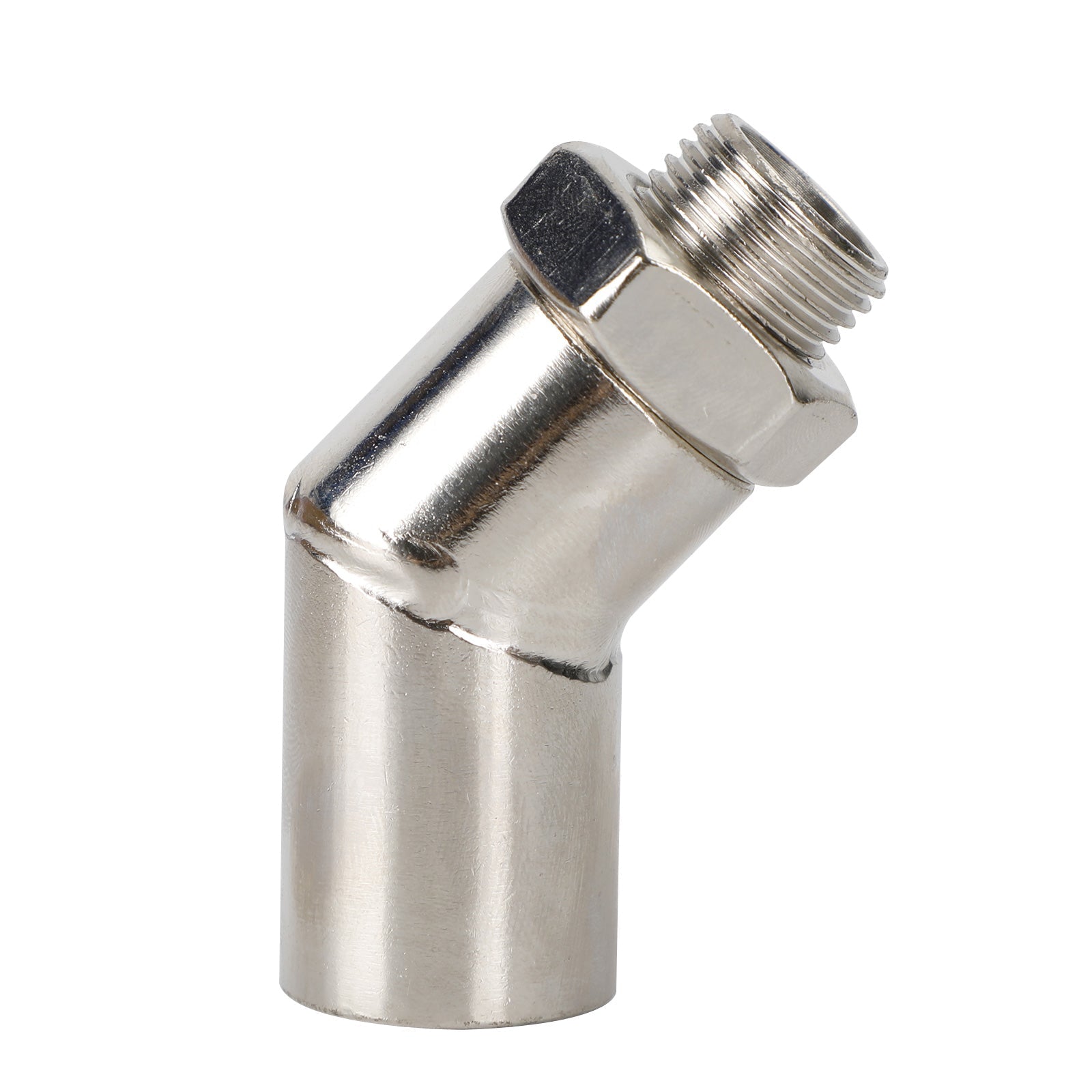 M18 X 1.5 Catalytic Converter 135 Degree CEL Oxygen Sensor Extender Adapter Spacer