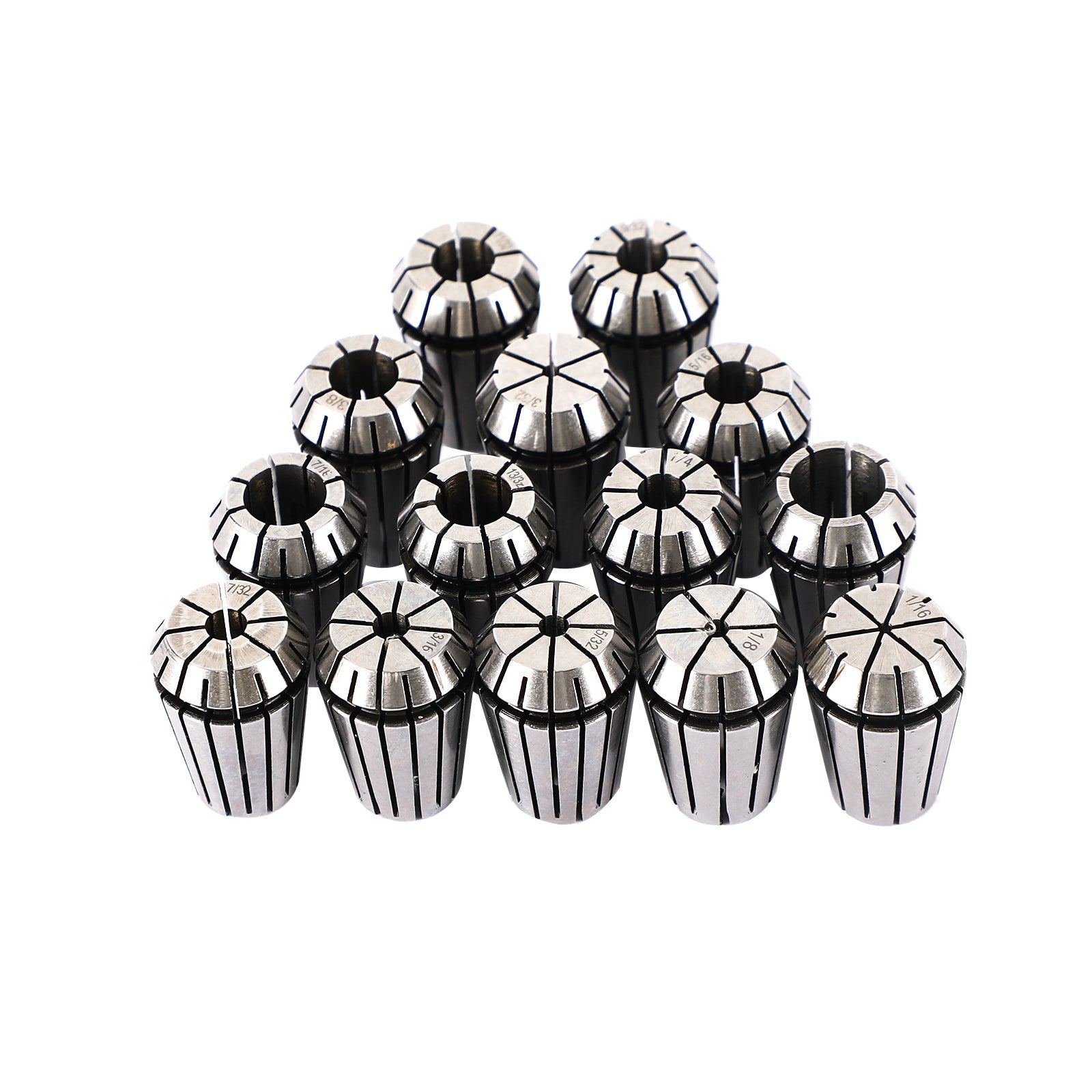 7Pcs ER20 Spring Collet Set For CNC Milling Lathe Tool Engraving Machine Steel