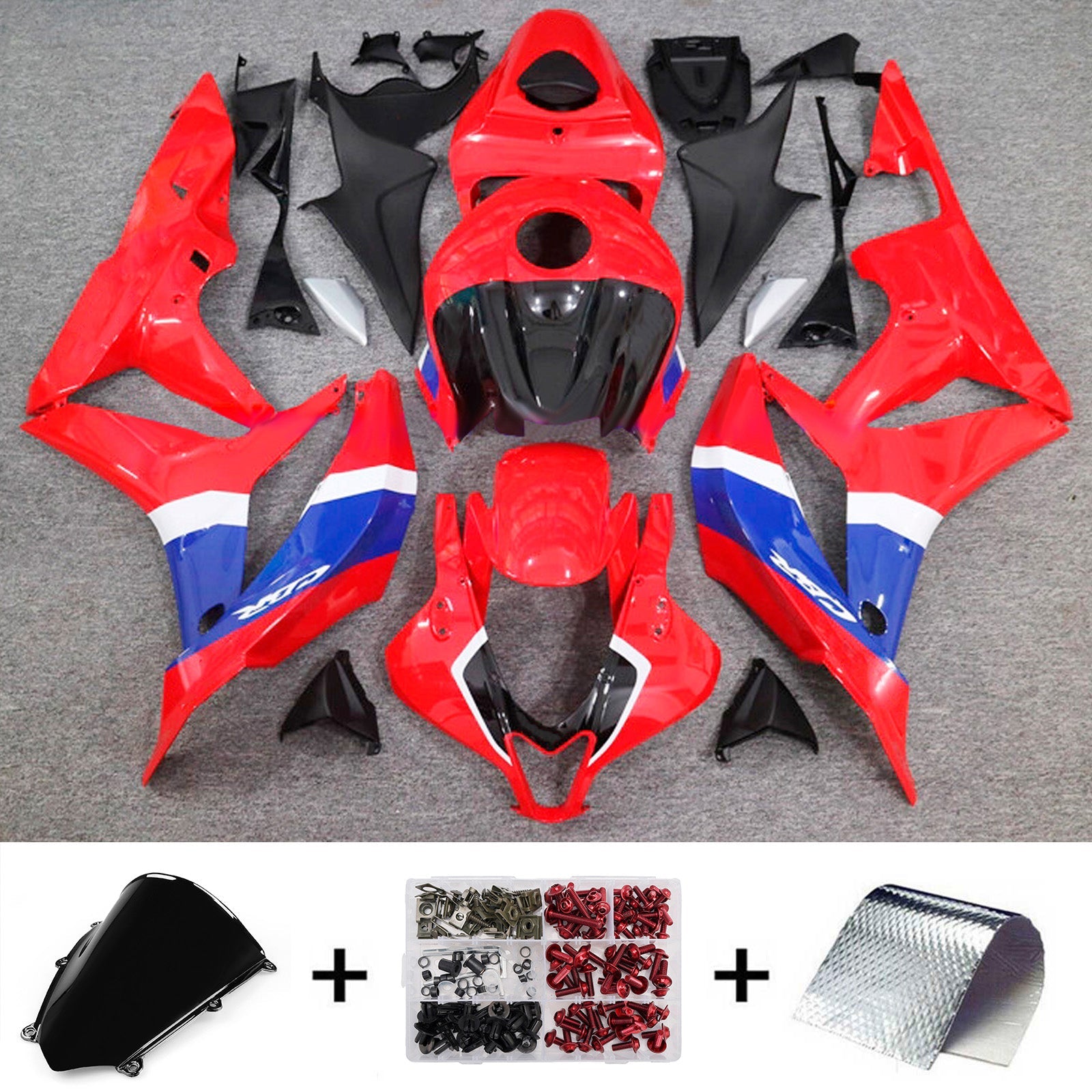 Injection Fairing Kit Bodywork Plastic ABS For Honda CBR600RR 2007-2008 F5