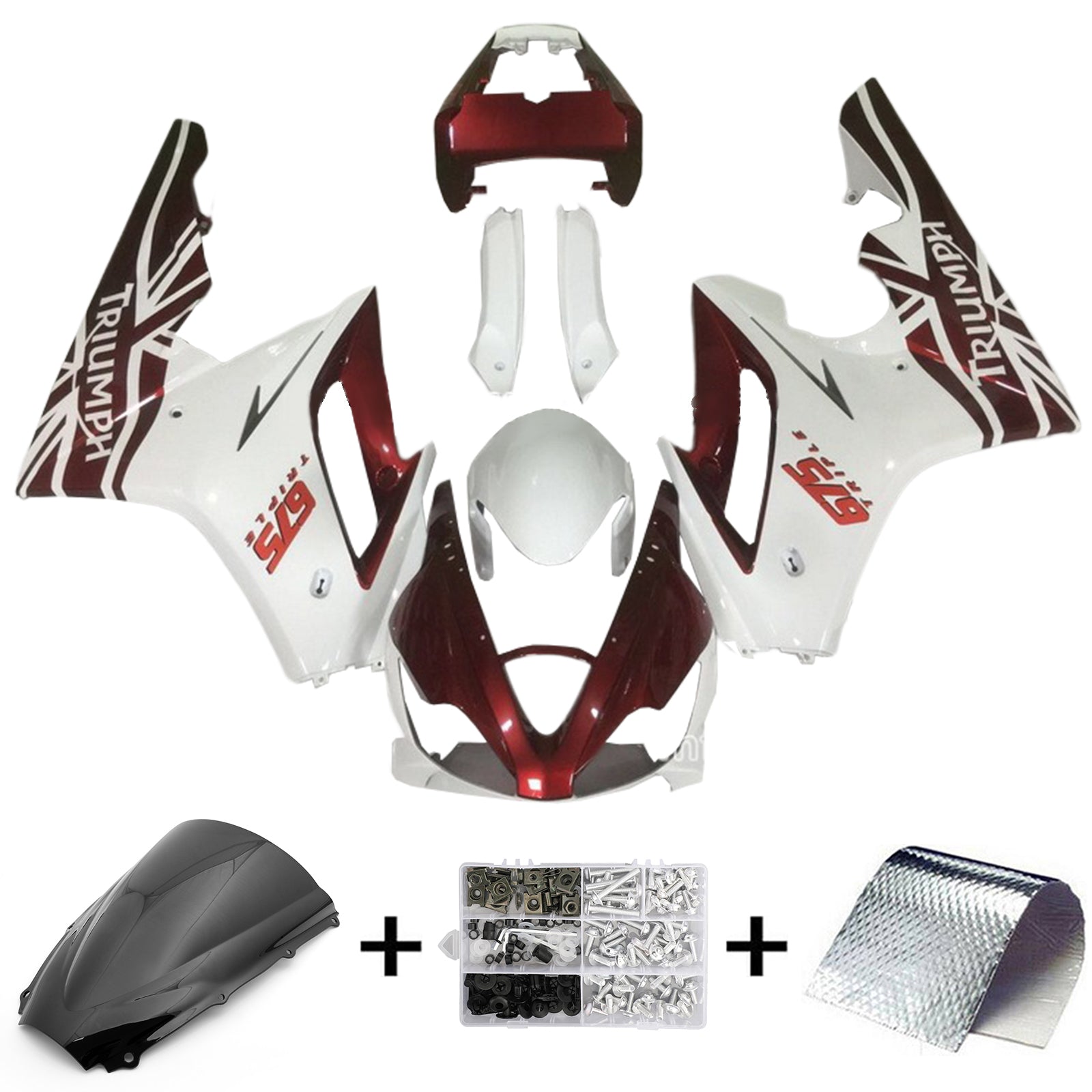 2006-2008 Triumph Daytona 675 Fairing Kit Bodywork Plastic ABS