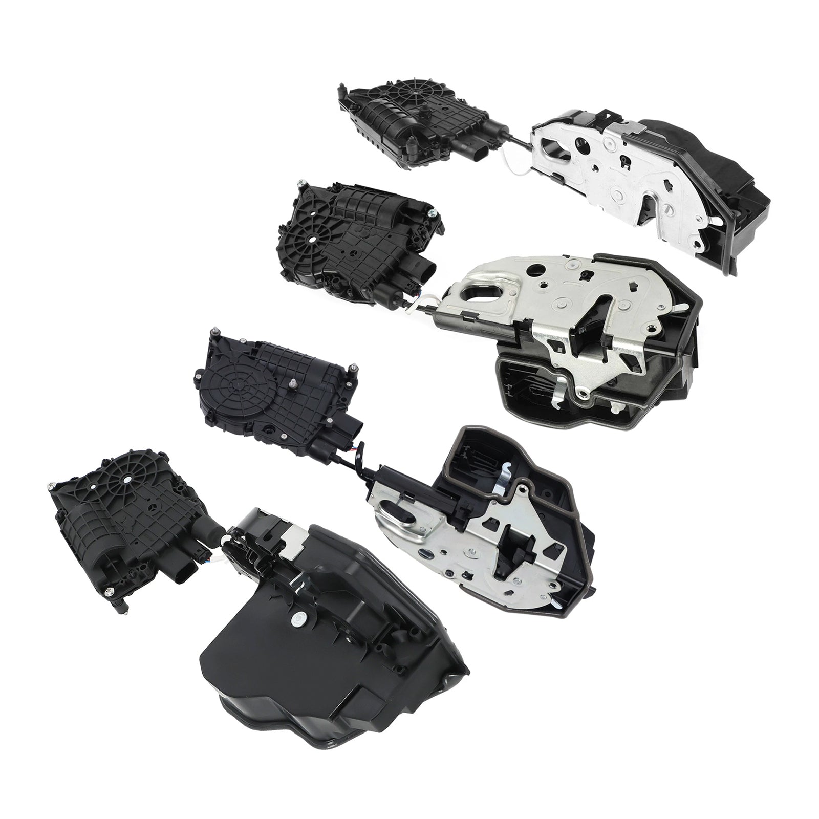 4x Front & Rear Door Lock Actuators for BMW X5 E70 07-12 X6 E71 08-14 w/ Soft Close