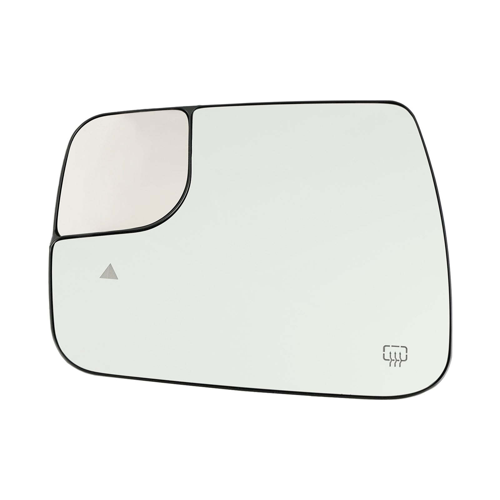 Blind Spot + Heat Exterior Mirror Glass Left For Dodge Ram 1500 2500 2019-2021