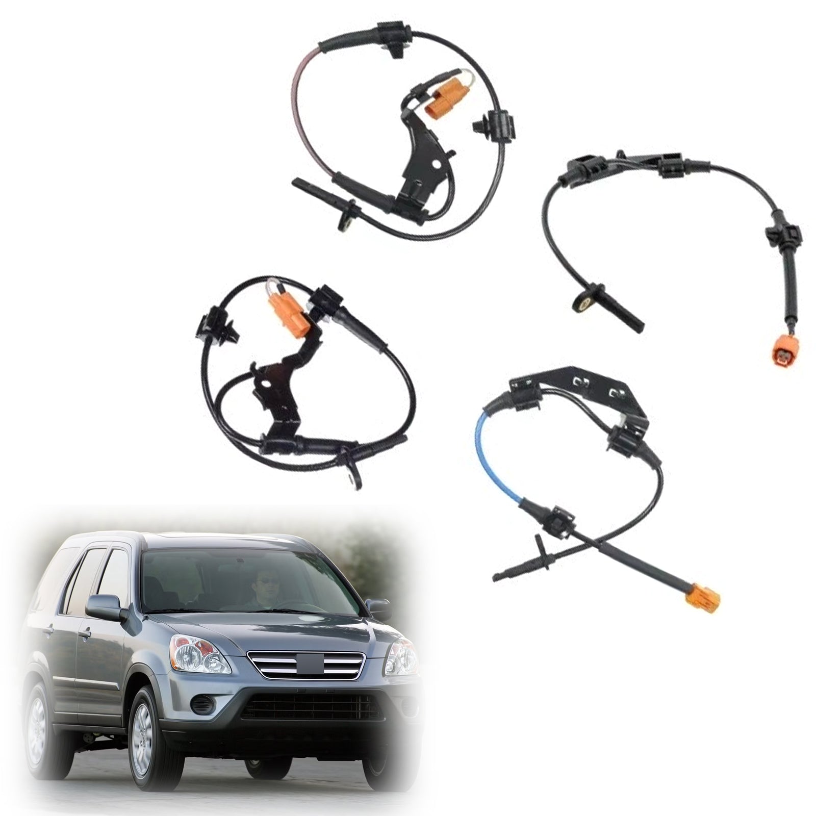 2002-2006 Honda CR-V 4×ABS Wheel Speed Sensor Front Rear Left Right