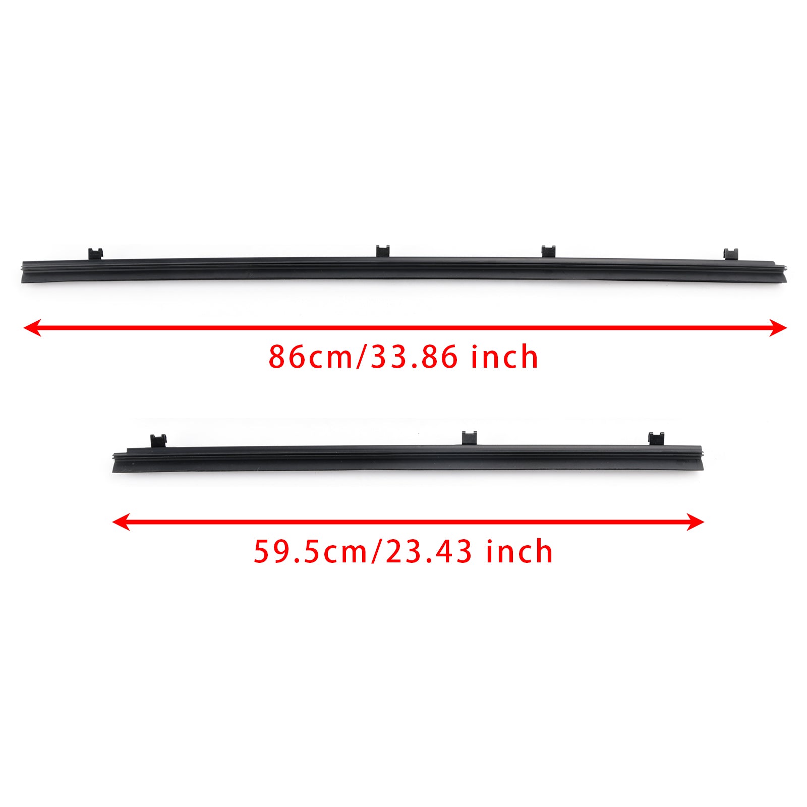 2010-2024 Toyota 4Runner GX460 4PCS Door Glass Weatherstrips 68171-60090