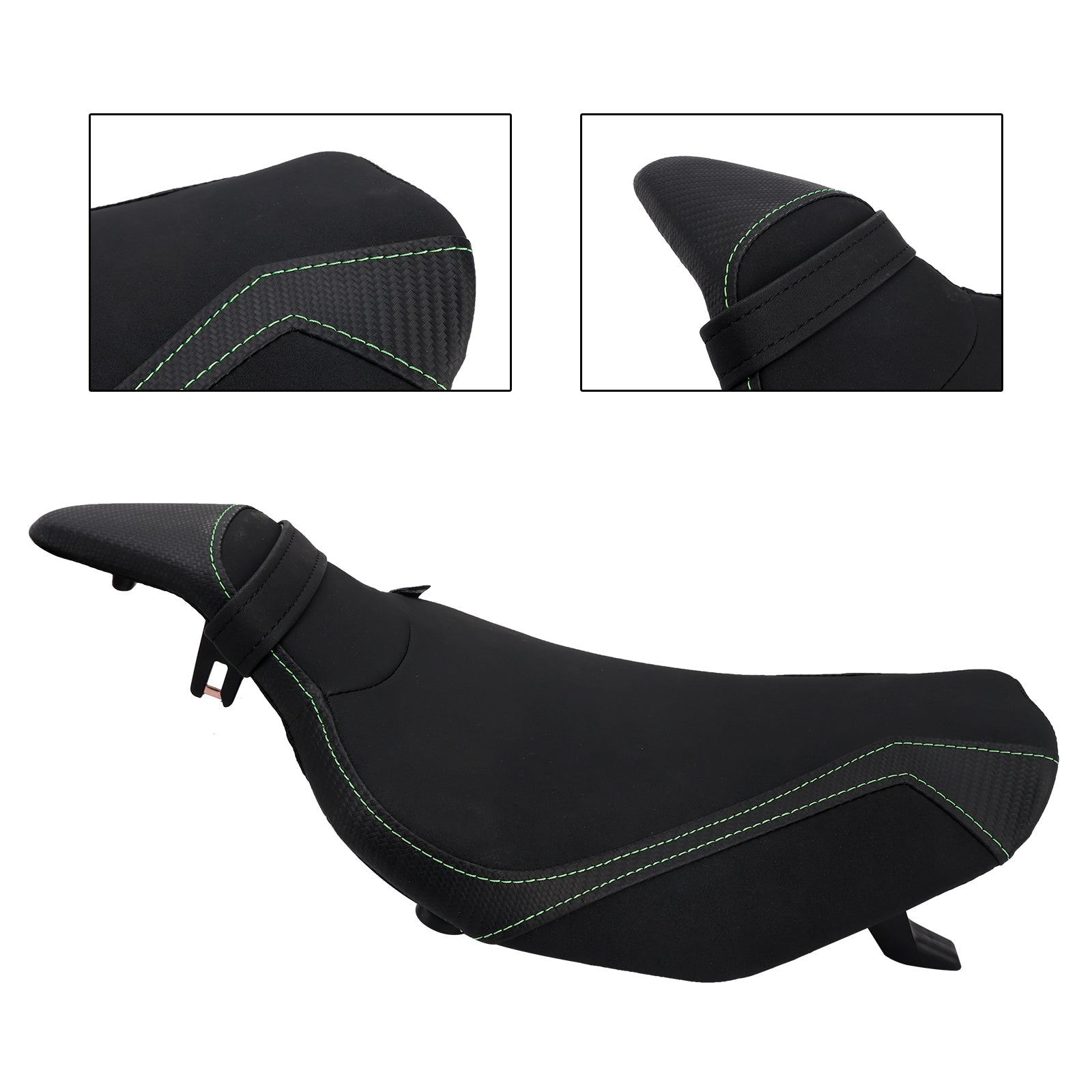2014-2025 For Kawasaki Z1000 2024 For Kawasaki Z1000 Front Driver Raider Seat Pillion Saddle Green2 Red
