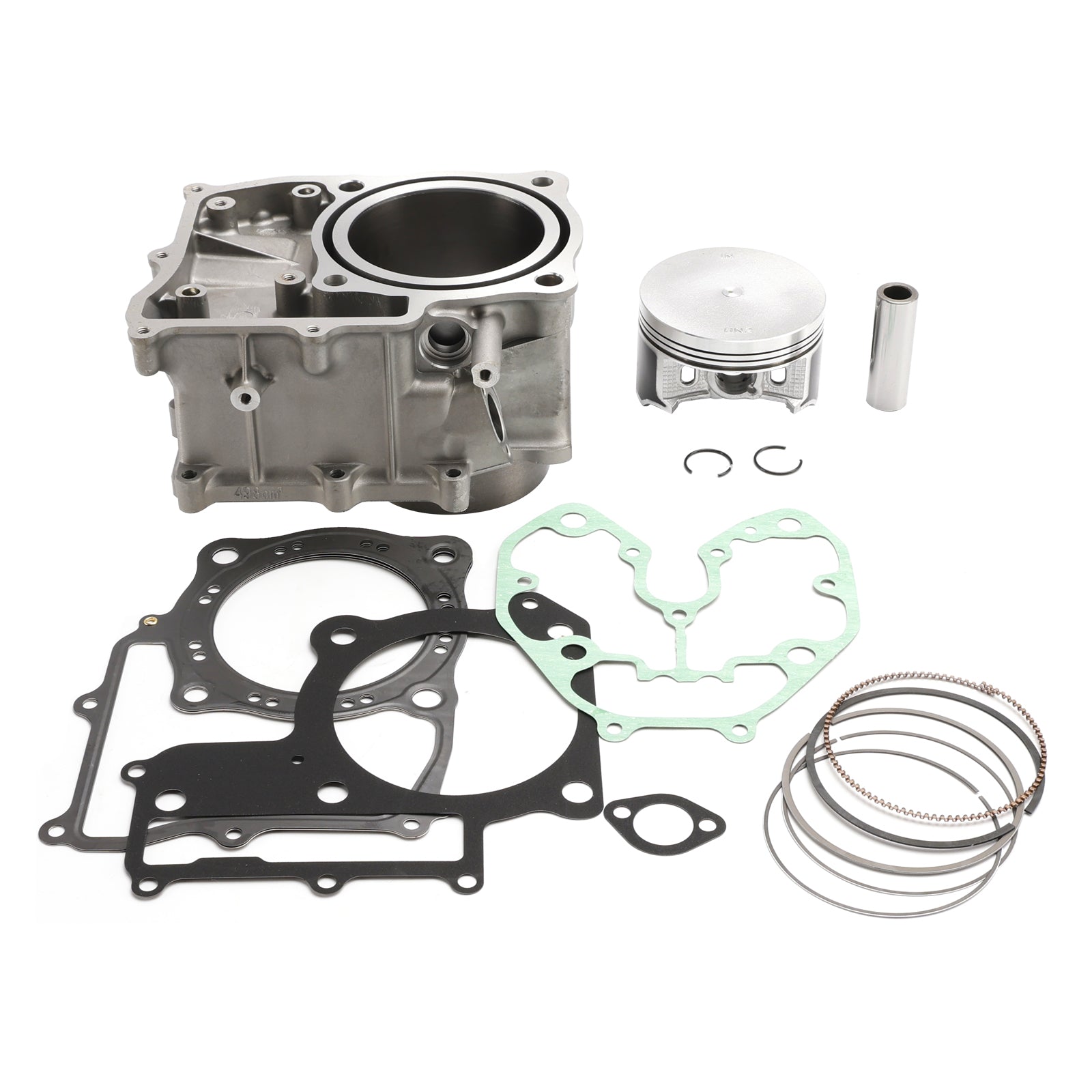 2009/2011-2014 Honda TRX500FPA FourTrax Foreman Rubicon with EPS Cylinder Jug Piston Top End Gaskets Repair Kit 12100-HN2-000 12251-HN2-003