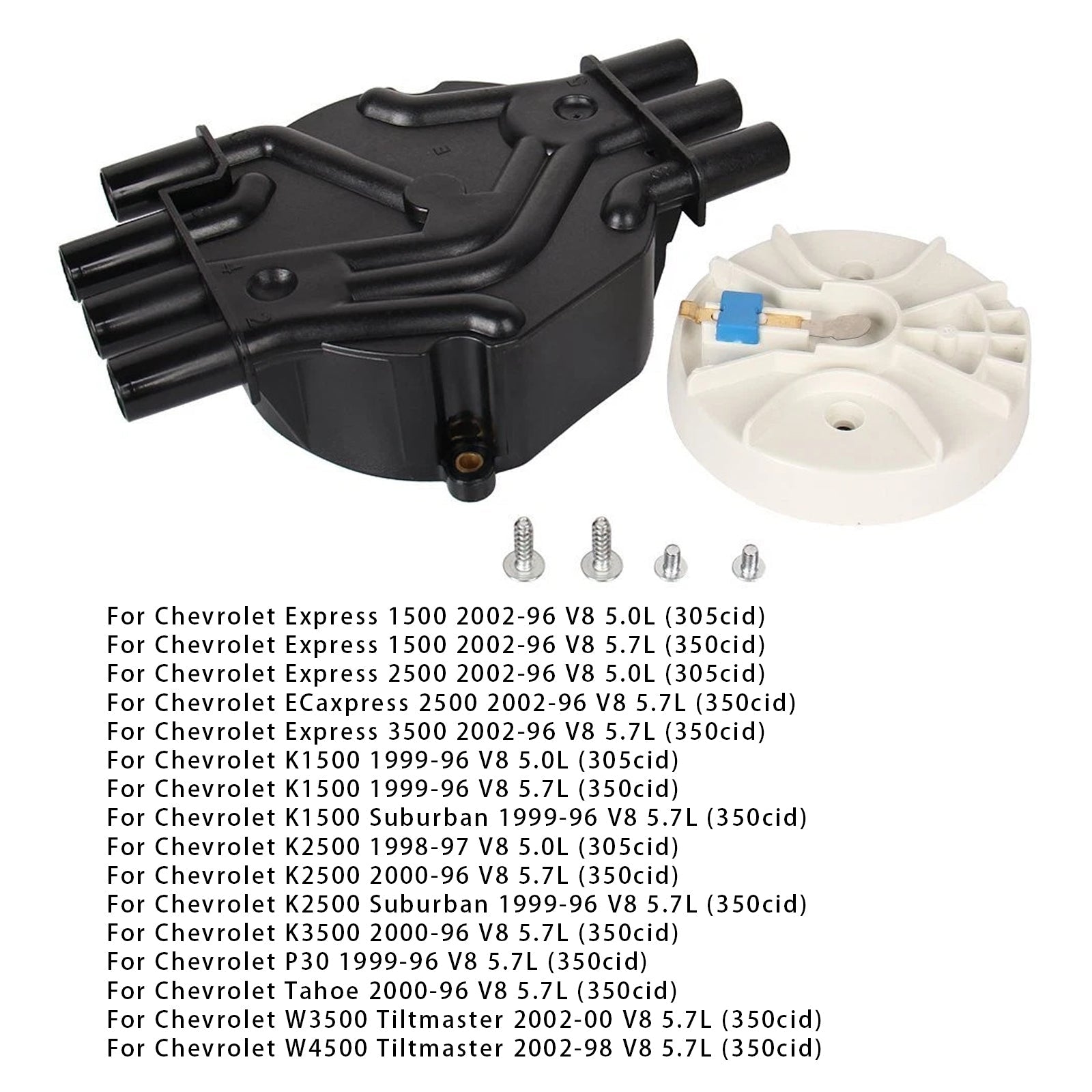 Distributor Cap and Rotor Kit 10452459 For Chevy K1500 GMC 5.7L Vortec