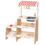 Kid Pretend Medical Clinic Stand Simulation Toy Set With 22 Accessories Ages 3+