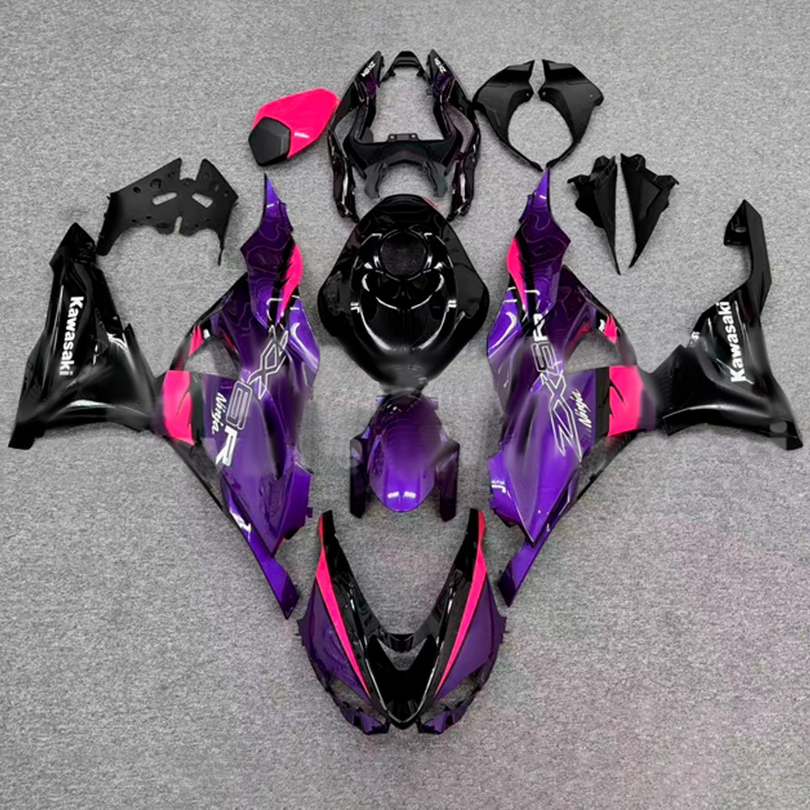 Injection Fairing Kit Bodywork Plastic ABS fit For Kawasaki ZX-6R 2024-2025