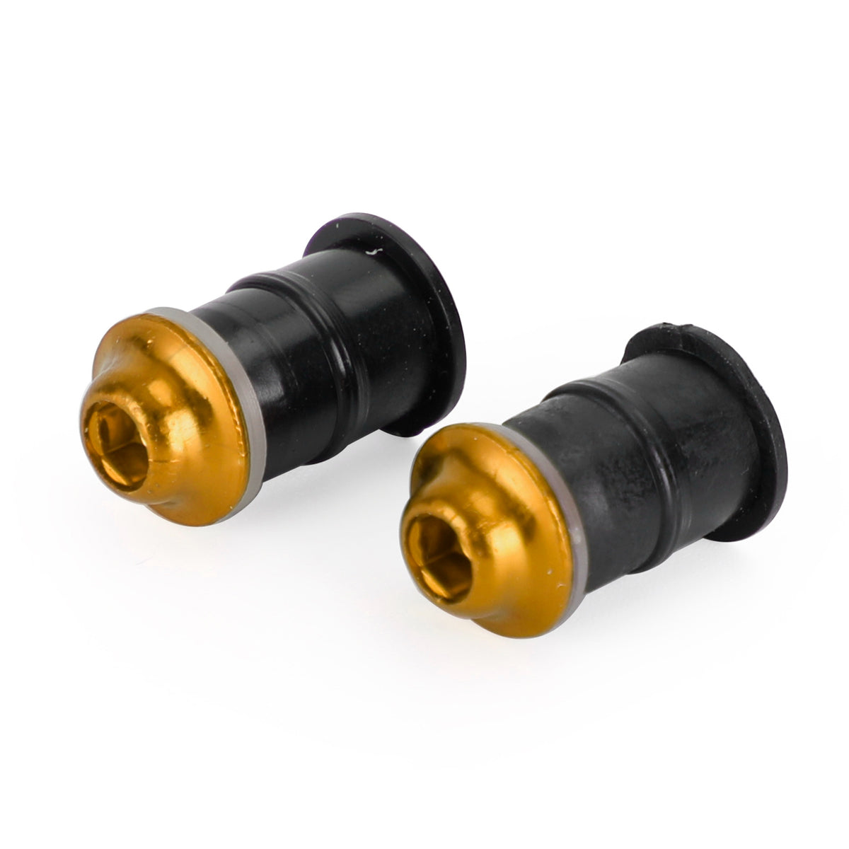 Motorcycle Wind Screen Shield Alu M5x16mm Screw Bolt Washers kit Gold 10 Pack