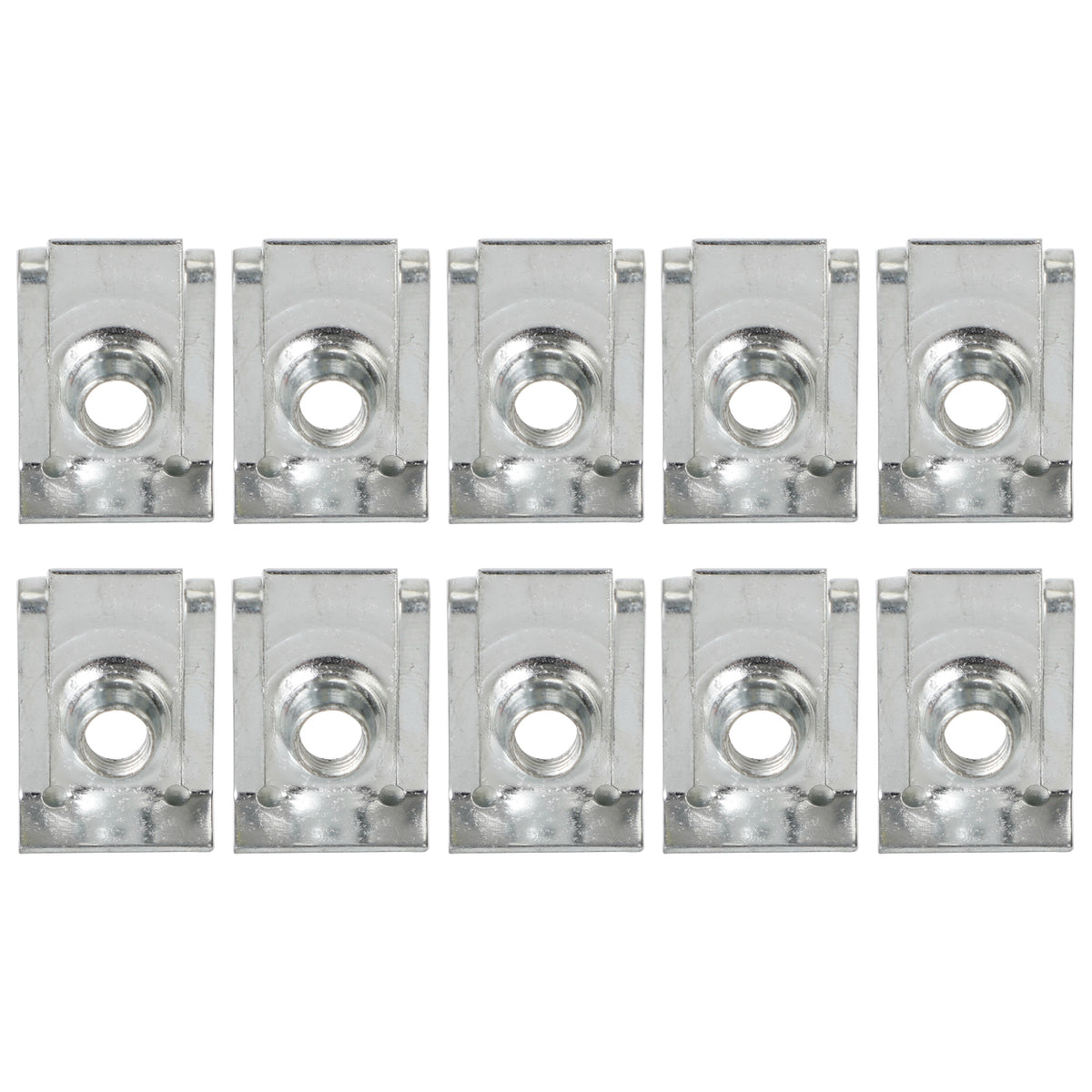 10x Fairing Clips M6 6mm Bodywork Panel Spire Clip Motorcycle Speed Clips U Nut
