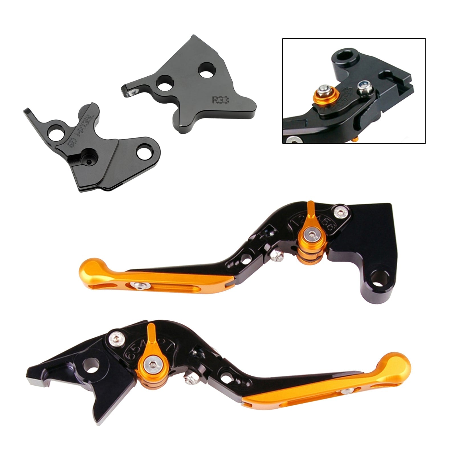 2005-2014 YAMAHA YBR125 Adjustable Clutch Brake Lever