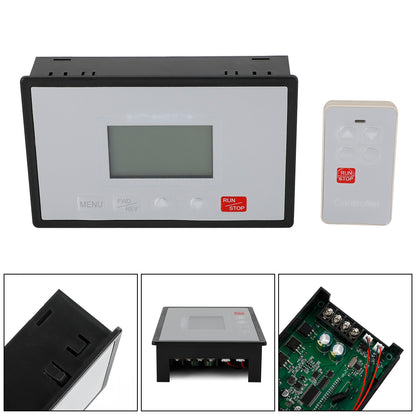 Speed Controller PWM DC Motor Timing Reversible Remote Control LCD Display 60A