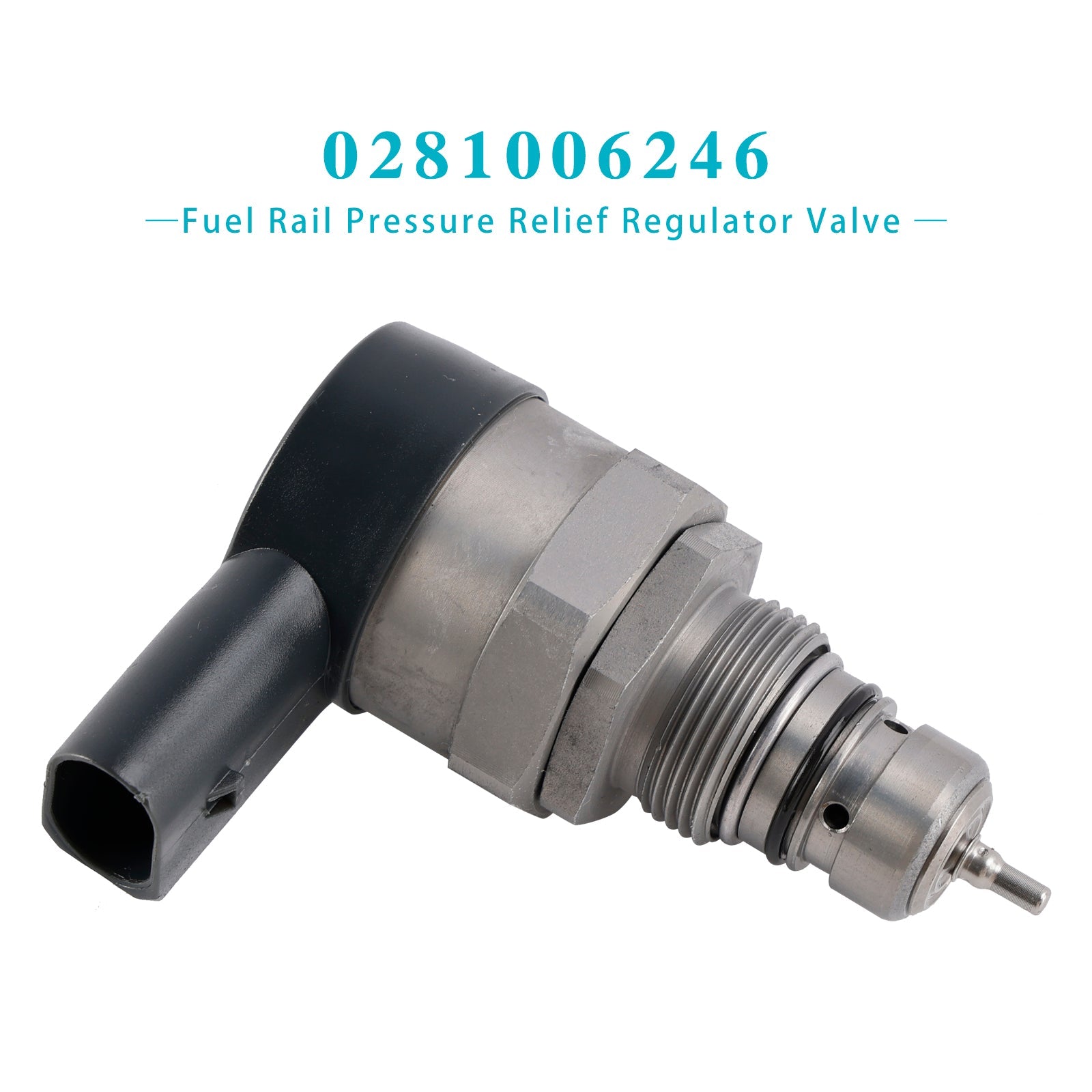 07.2012-12.2015 BMW 7 (F01, F02, F03, F04) 750 d xDrive 280 381 2993 Fuel Rail Pressure Relief Regulator Valve 0281006246