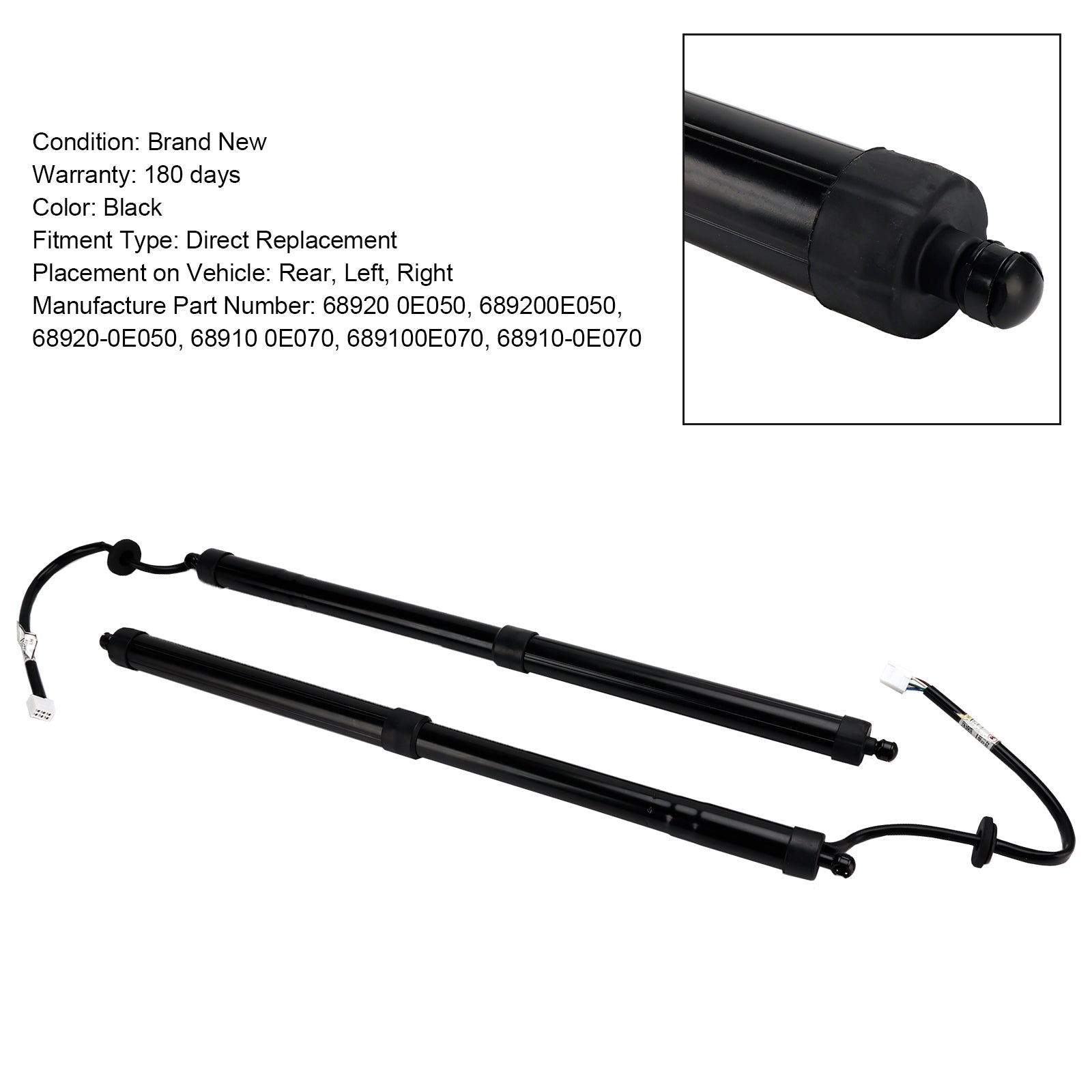 2020-2023 Toyota Highlander 2PCS Electric Tailgate Lift 68910-0E070 689200E050