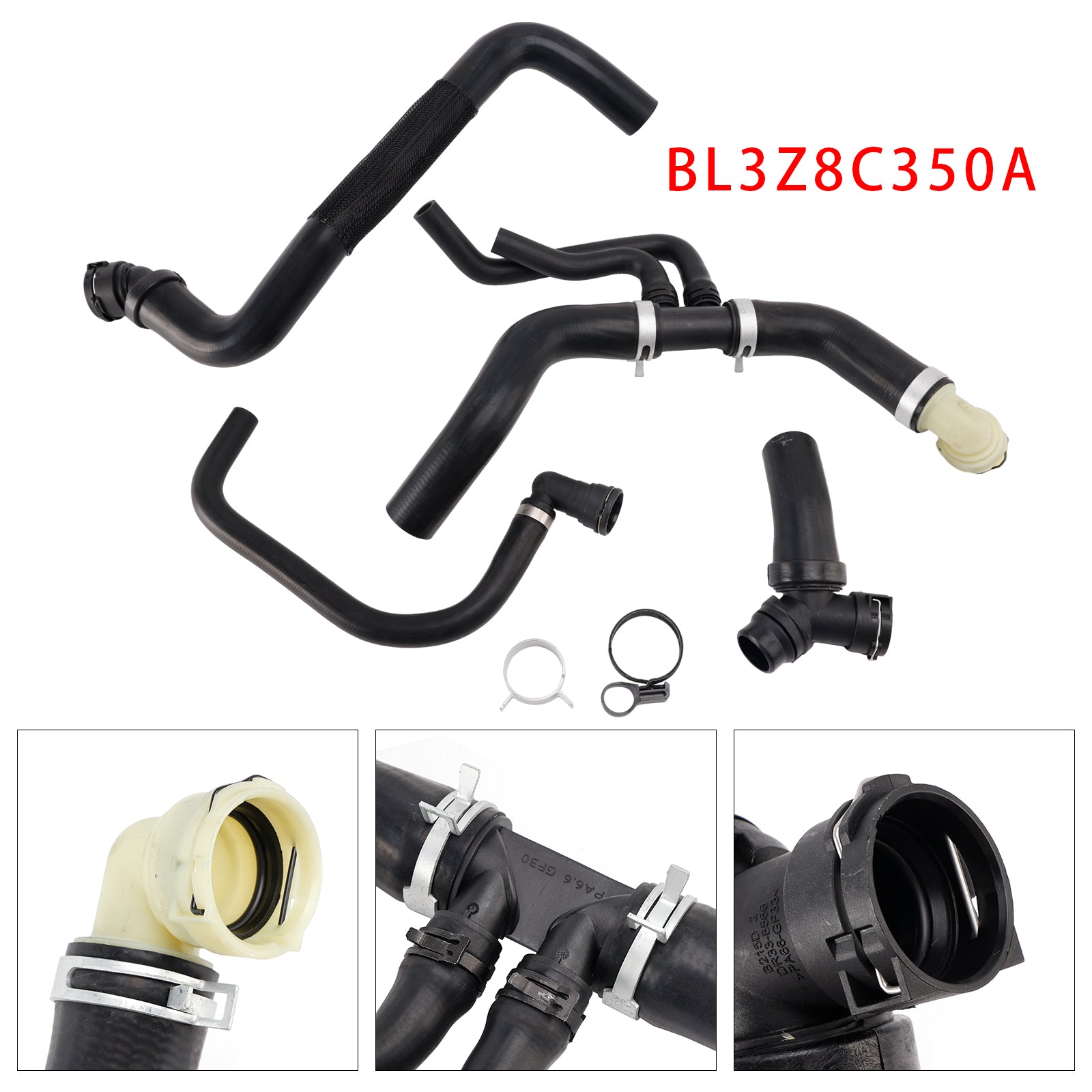 2011-2014 For Ford F-150 5.0L Radiator Coolant Hoses Sets BL3Z8C350A